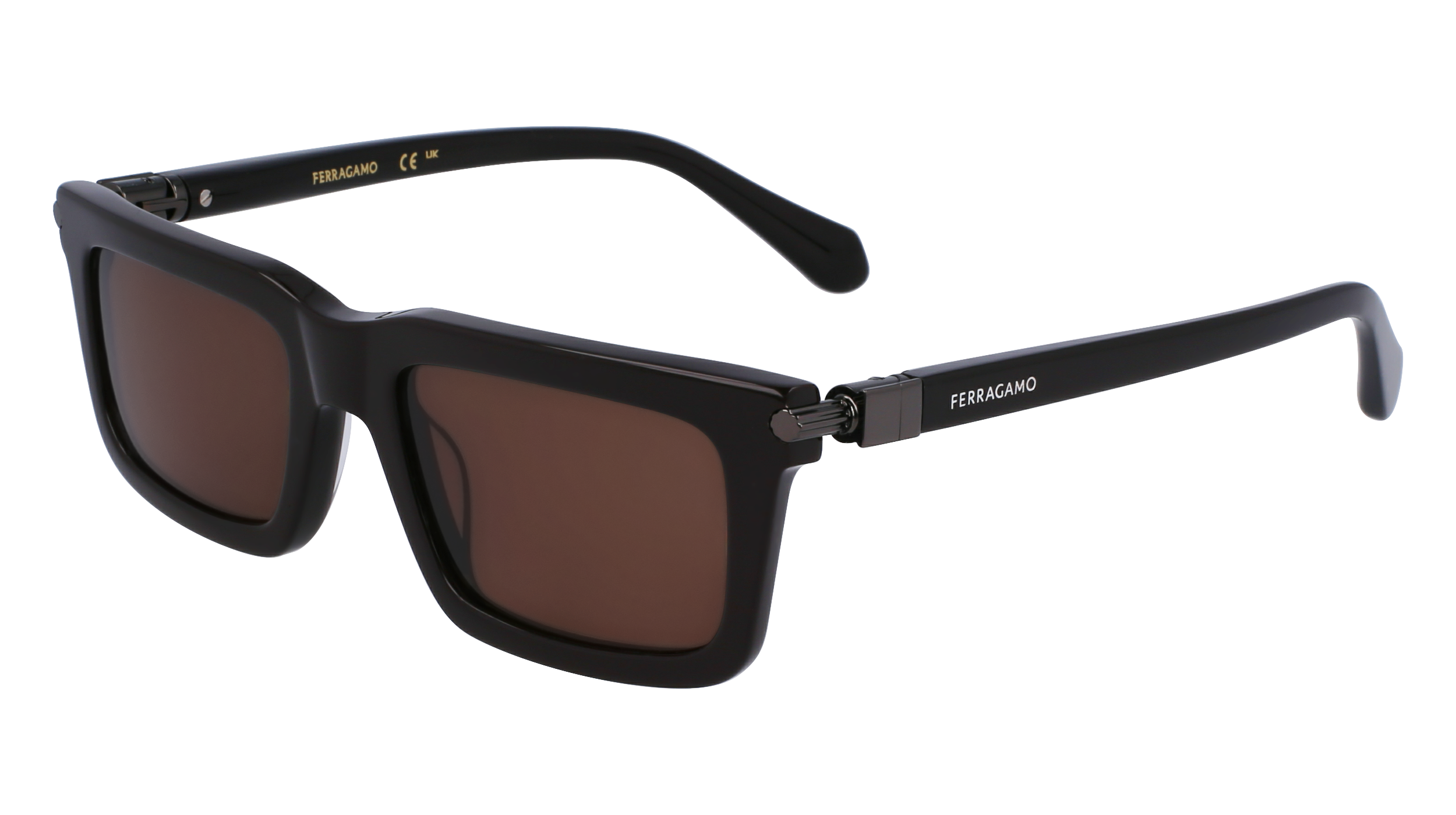 0886895628792 - Herren SF2015S 210 Gläser SONNENBRILLEN Acetat Braun  Quadratisch Normal Normal