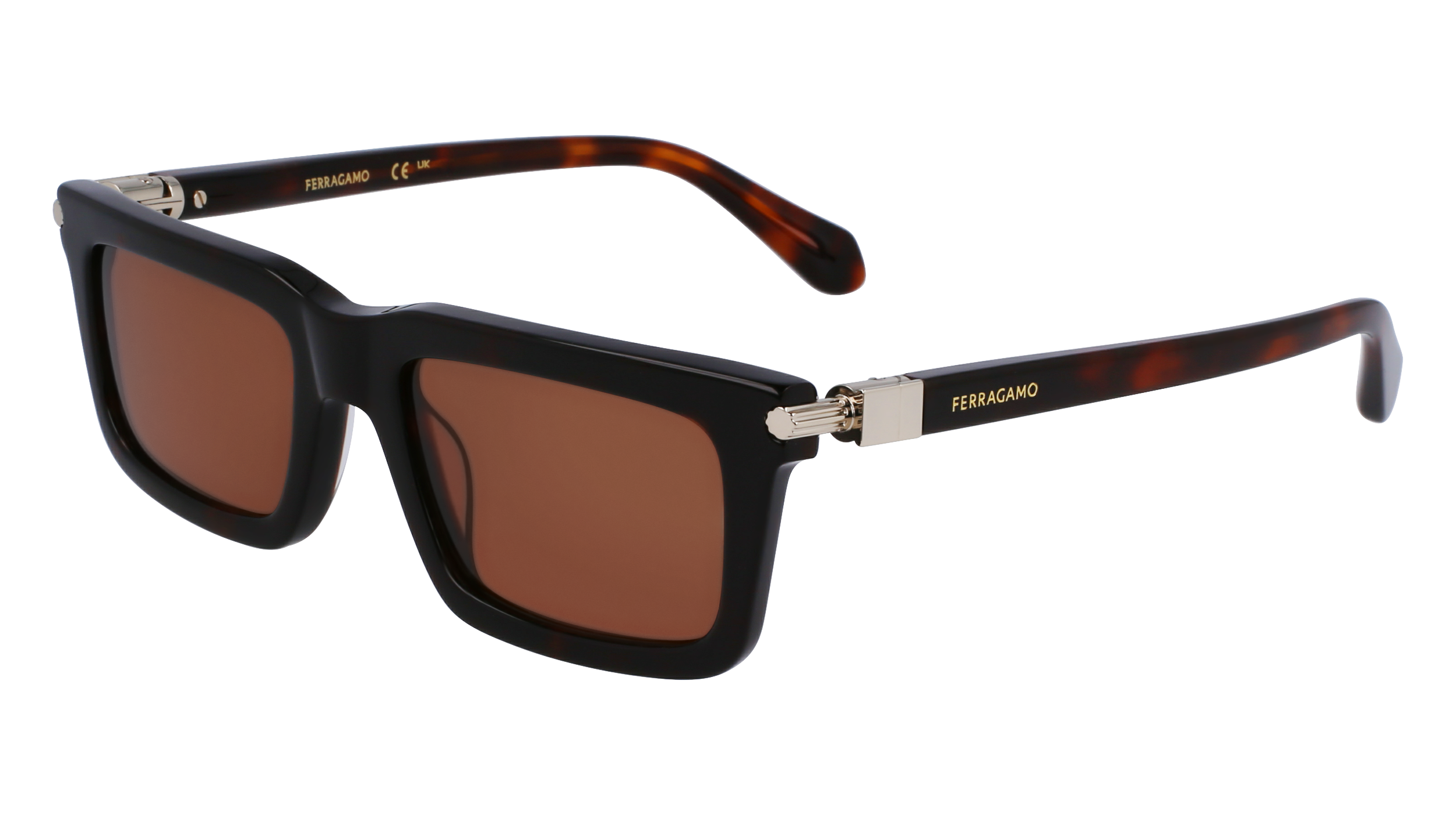 0886895628808 - Herren SF2015S 242 Gläser SONNENBRILLEN Acetat Havanna  Quadratisch Normal Normal