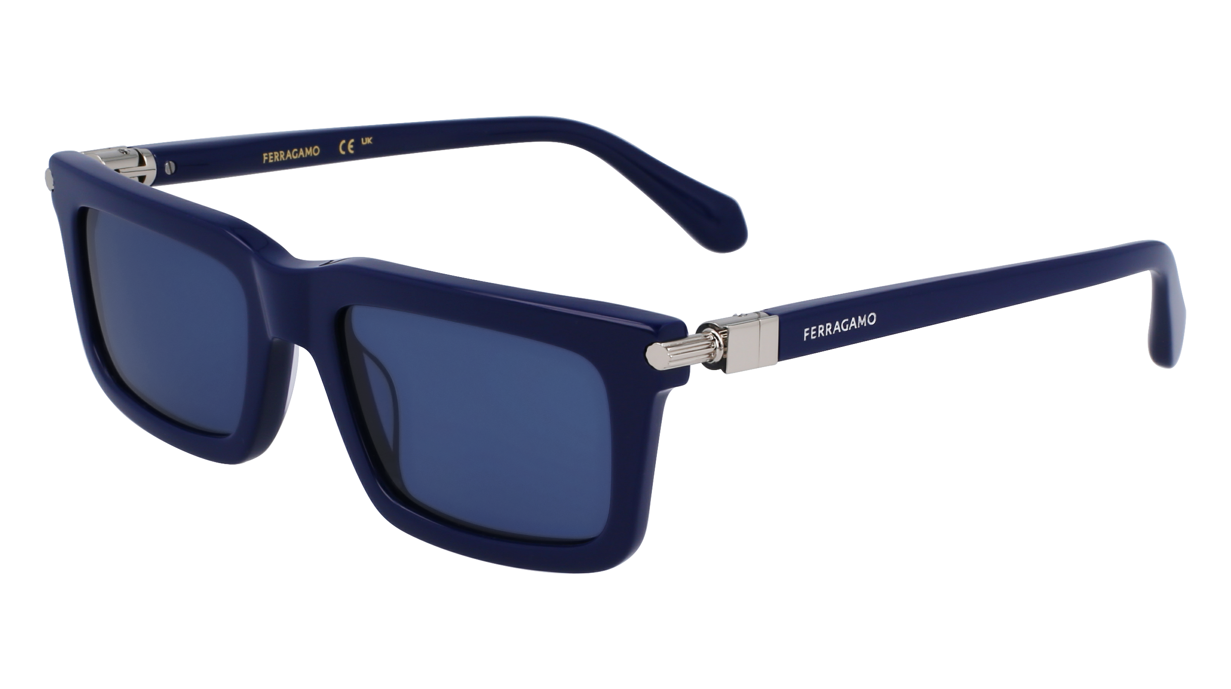 0886895628815 - Herren SF2015S 414 Gläser SONNENBRILLEN Acetat Blau  Quadratisch Normal Normal