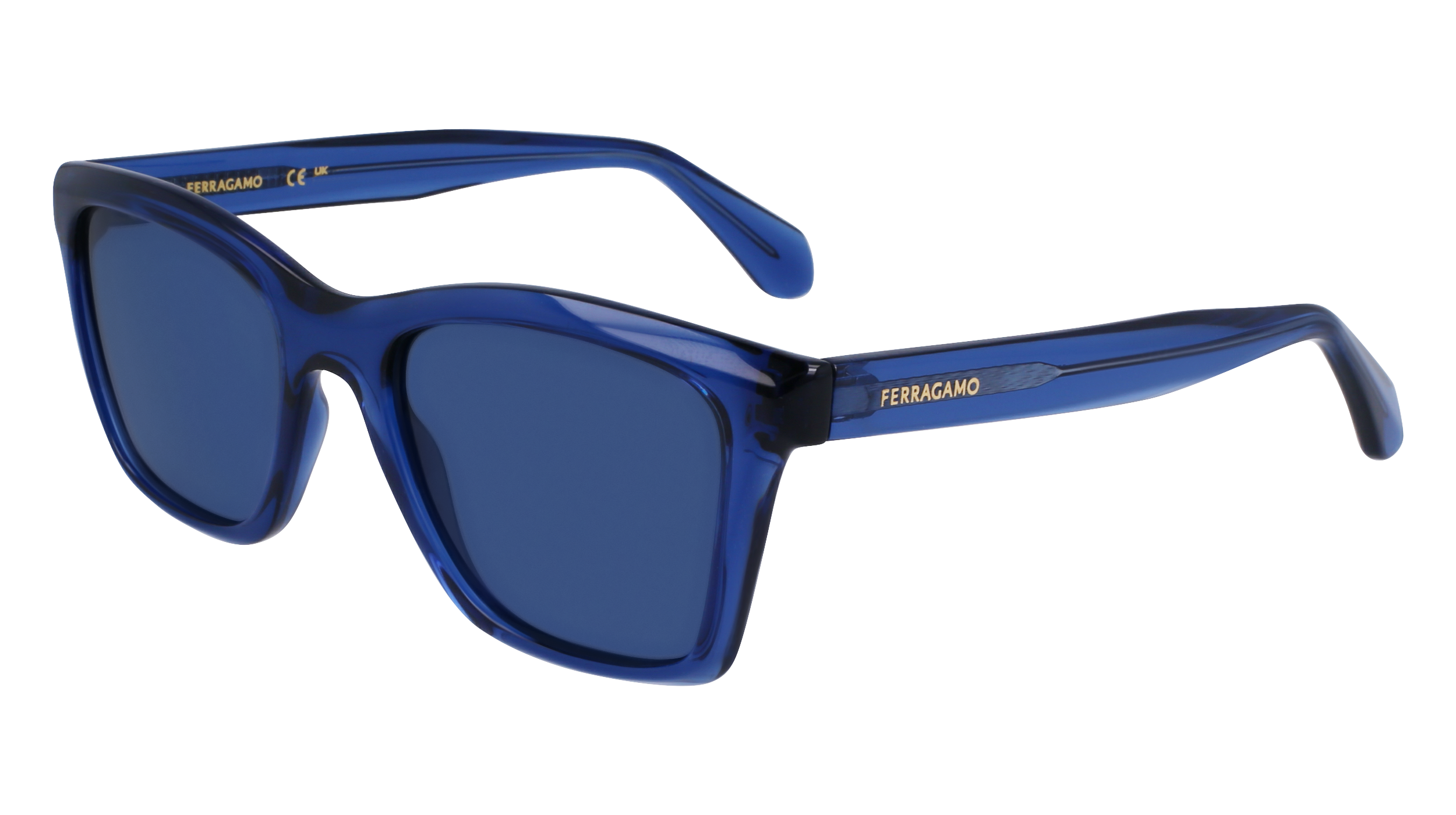 0886895629188 - Unisex SF2001S 432 Gläser SONNENBRILLEN Acetat Blau  Quadratisch Normal Normal