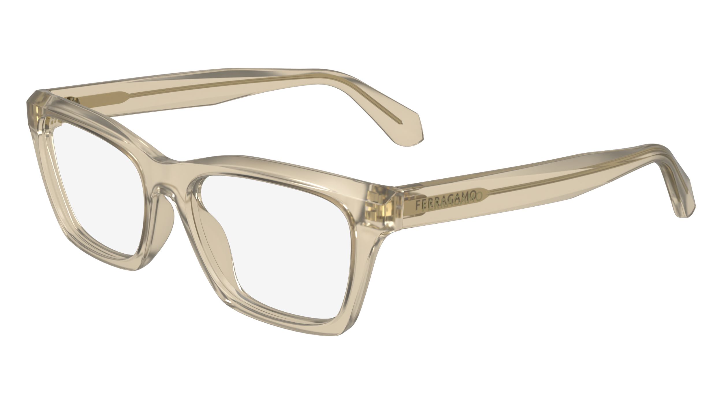 0886895630016 - Damen SF2986 259 Rahmen von BRILLEN Acetat Beige  Quadratisch Normal Normal