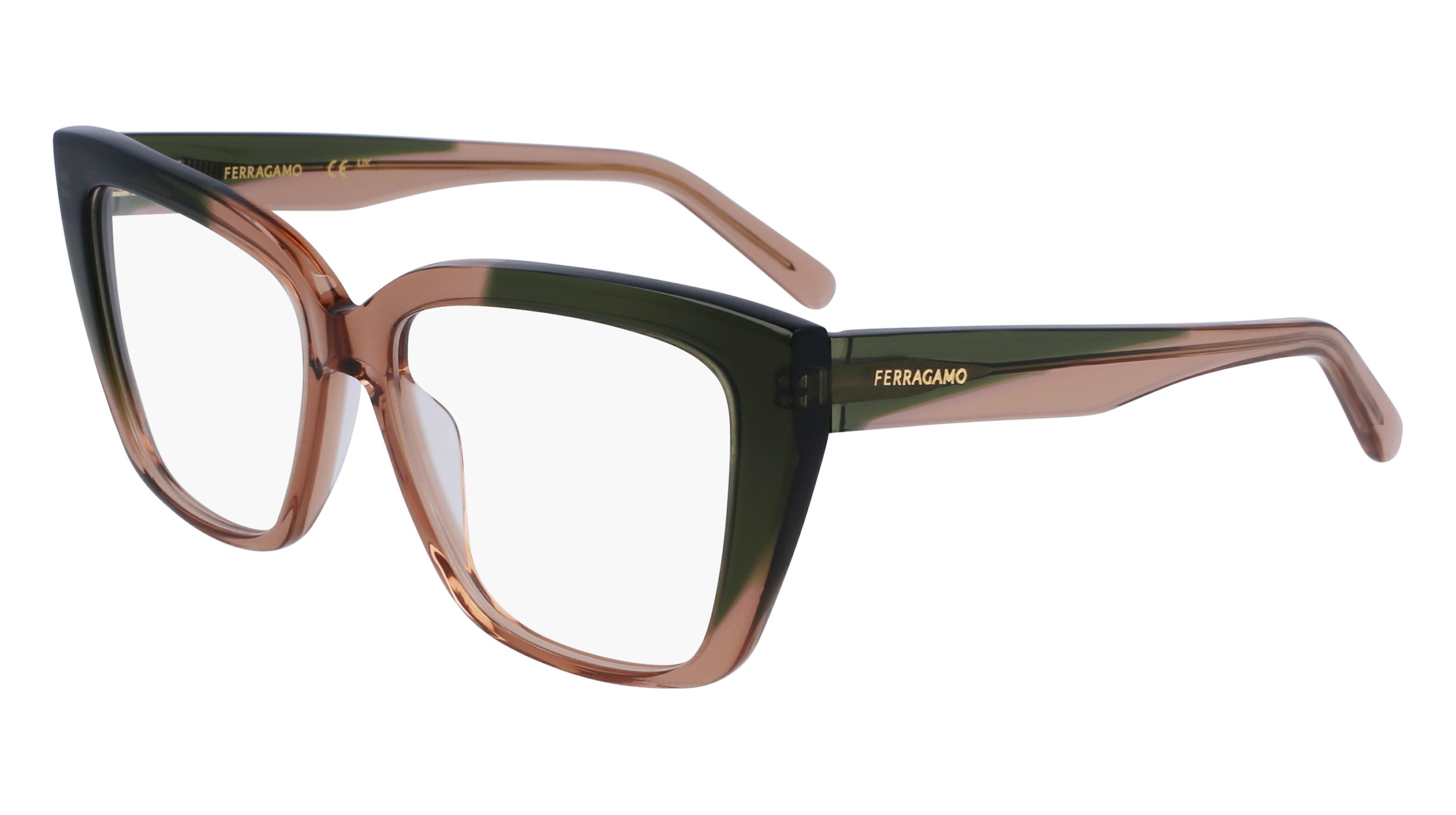 0886895635820 - Damen SF2939N 326 Rahmen von BRILLEN Acetat Grün  Quadratisch Normal Normal