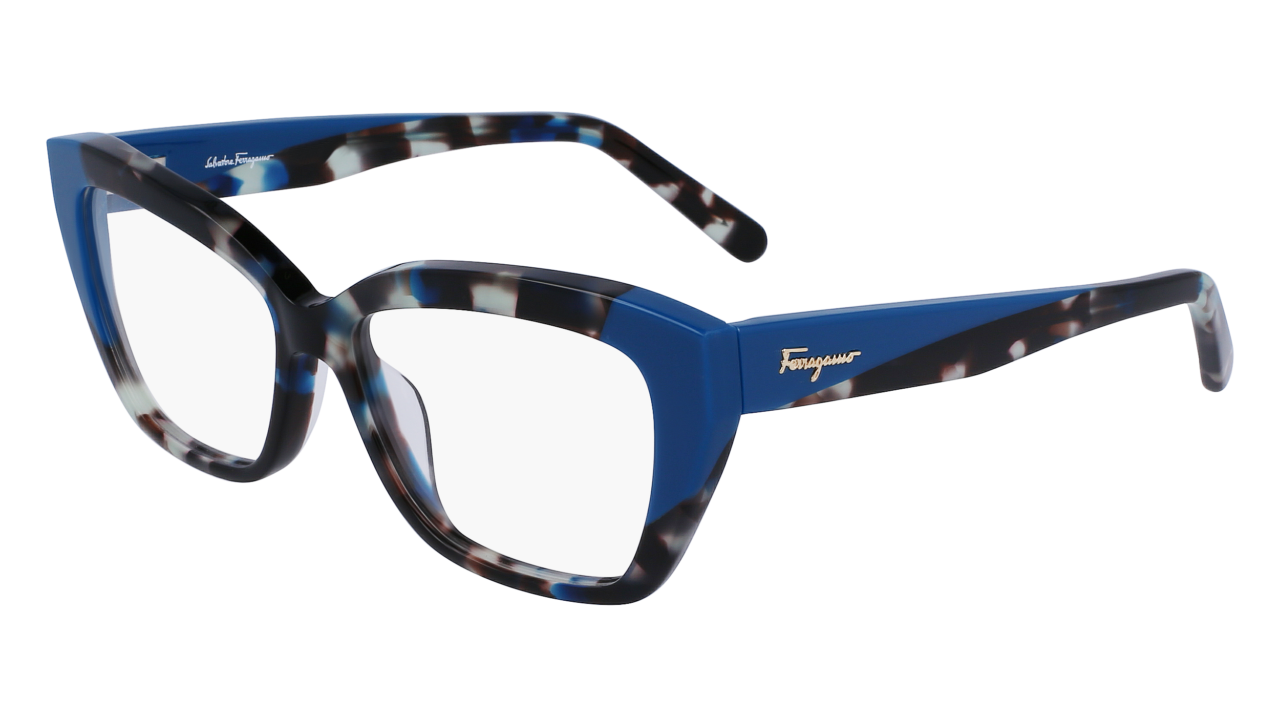 0886895635868 - Damen SF2938N 414 Rahmen von BRILLEN Acetat Blau  Quadratisch Normal Normal