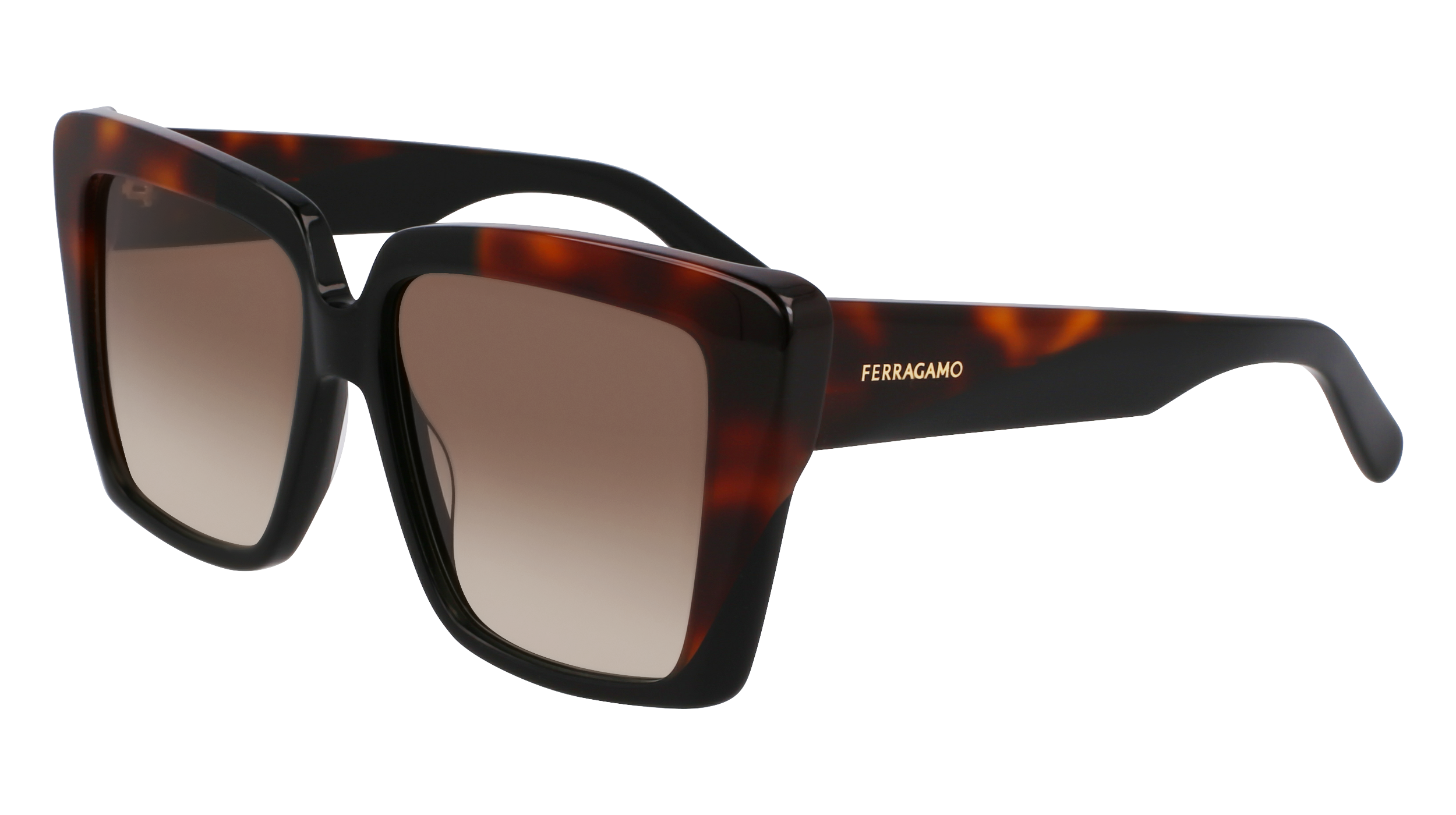 0886895638173 - Damen SF1060SN 006 Gläser SONNENBRILLEN Acetat Schwarz  Quadratisch Normal Normal