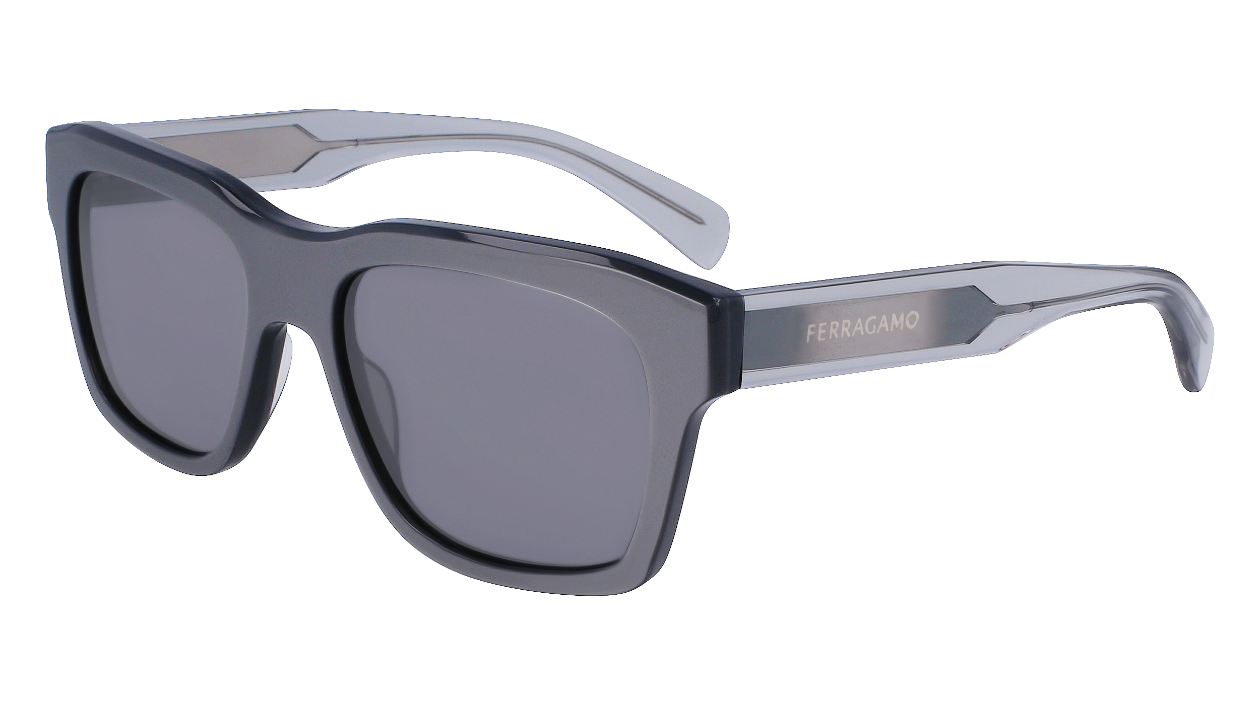 0886895638913 - Herren SF1087SN 058 Gläser SONNENBRILLEN Acetat Grau  Quadratisch Normal Normal