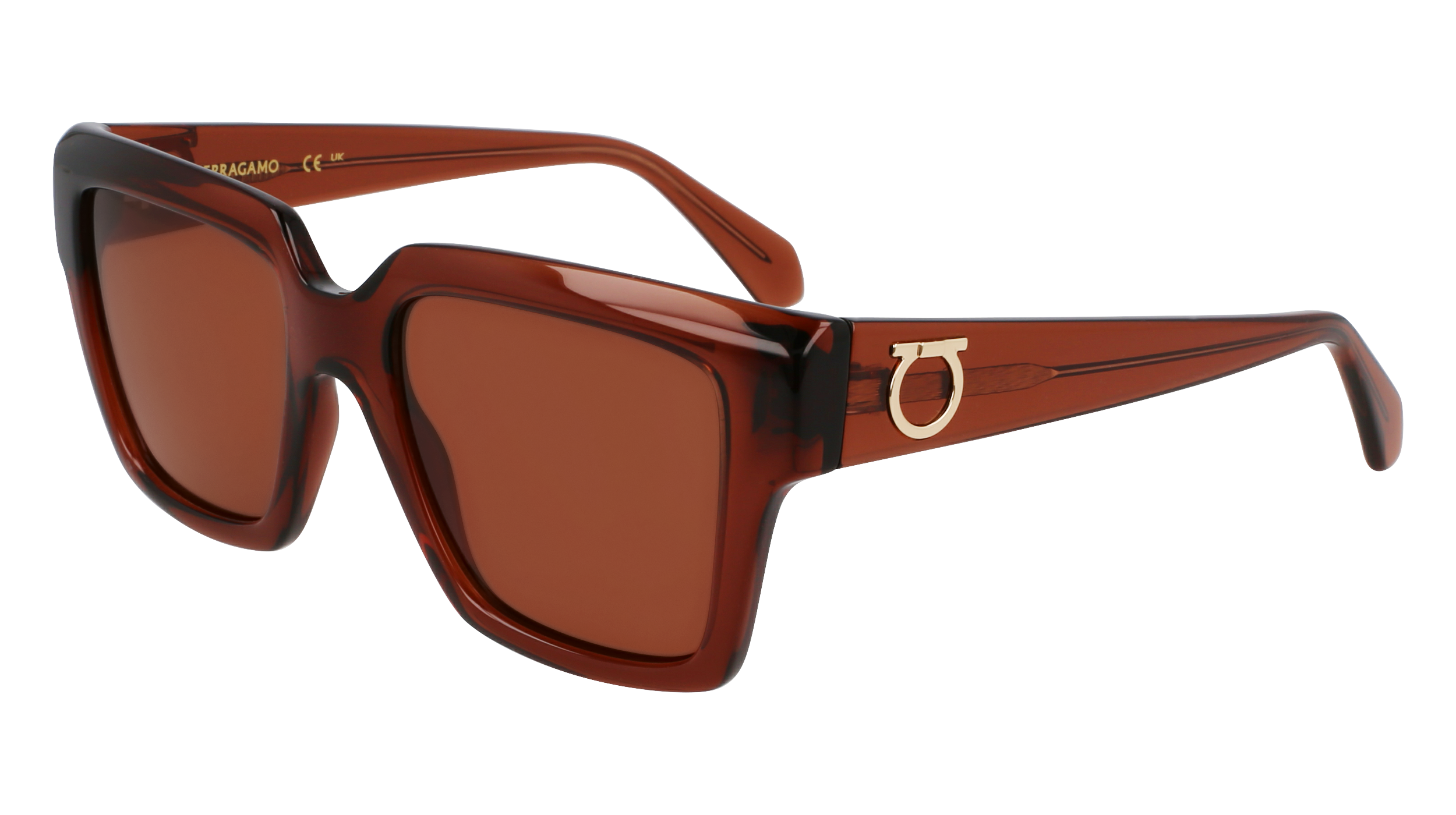 0886895640381 - Damen SF2014S 232 Gläser SONNENBRILLEN Acetat Braun  Quadratisch Normal Normal