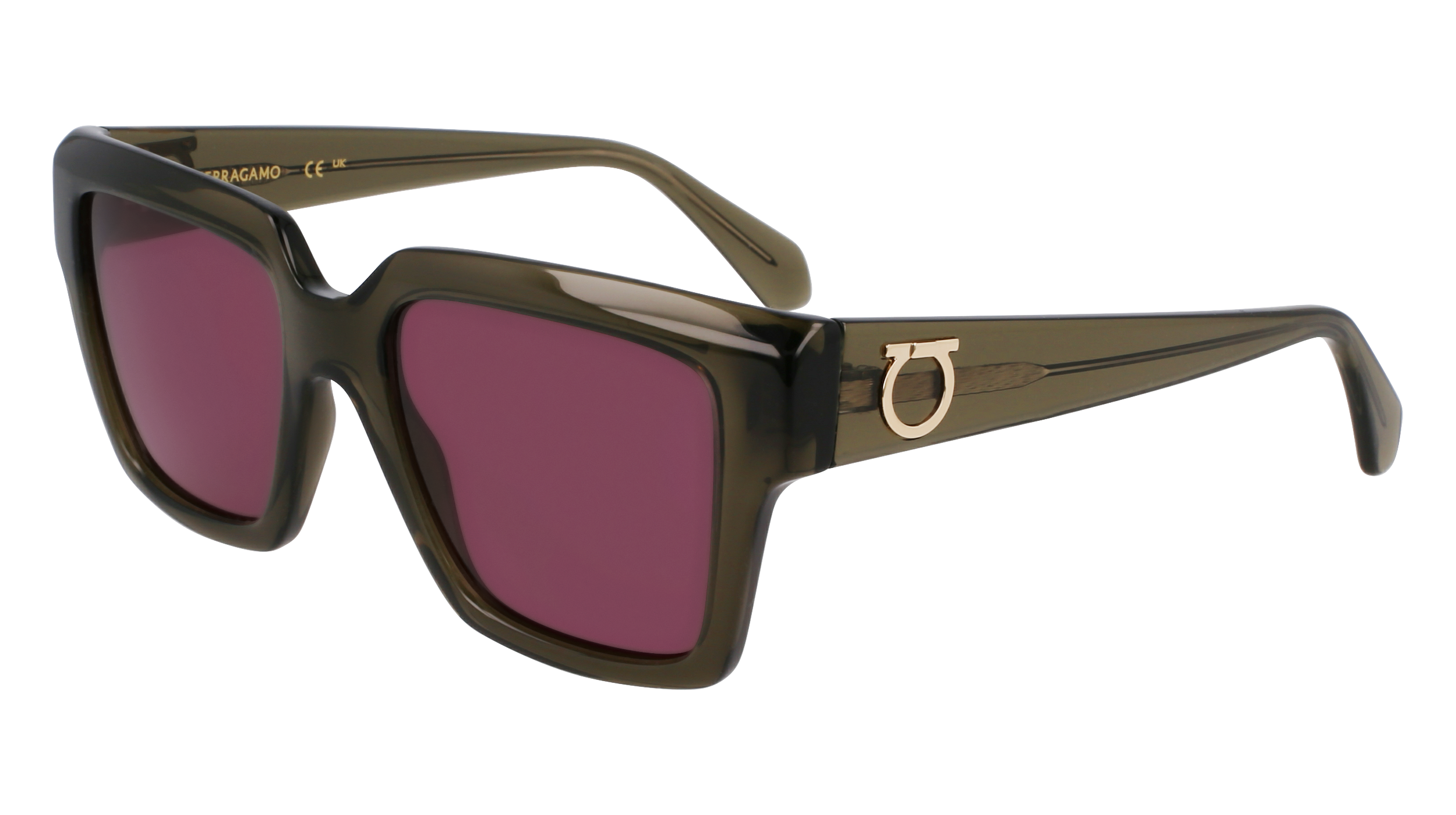 0886895640398 - Damen SF2014S 320 Gläser SONNENBRILLEN Acetat Grün  Quadratisch Normal Normal