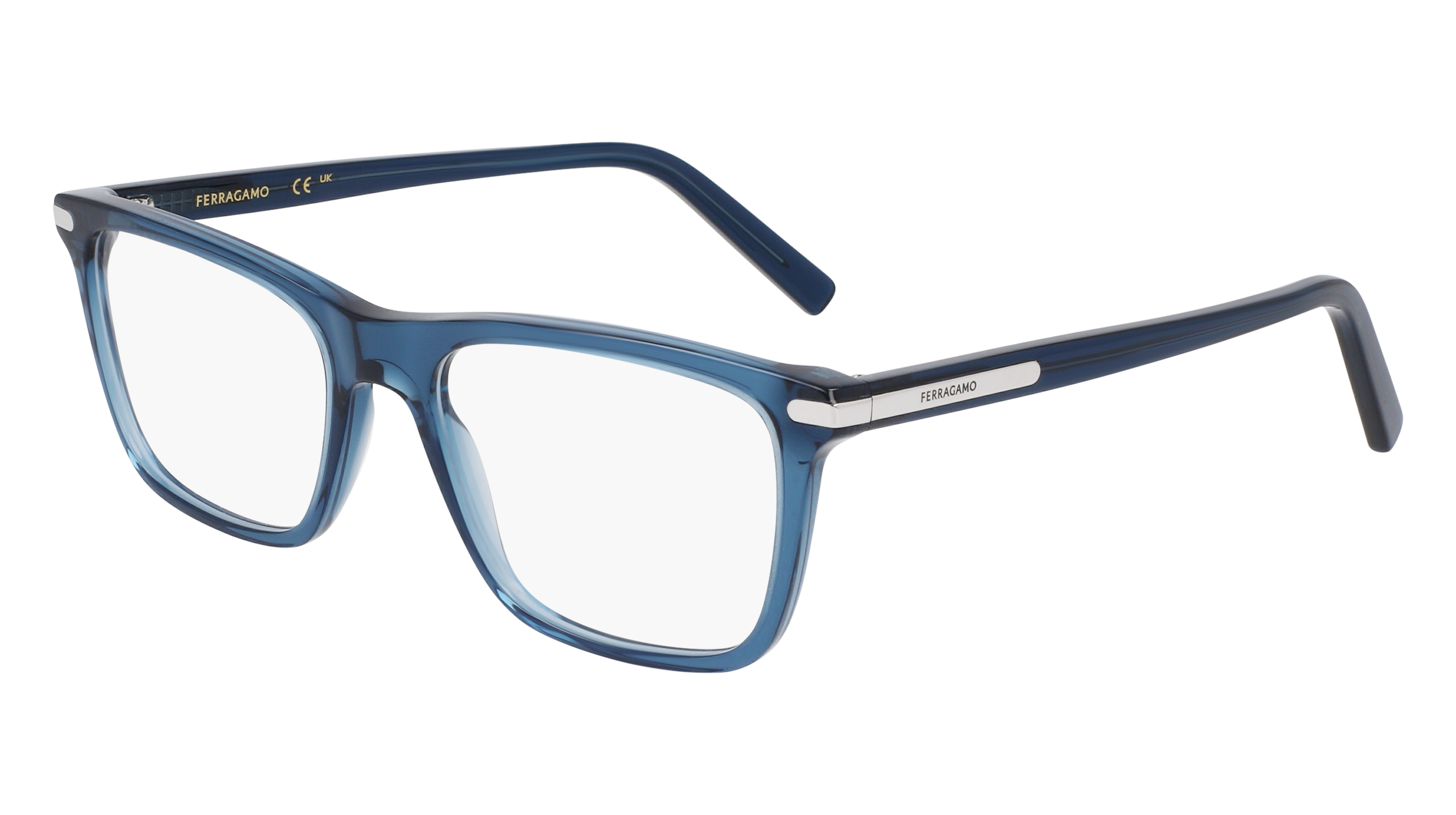 0886895640688 - Herren SF2959N 414 Rahmen von BRILLEN Acetat Blau  Quadratisch Normal Normal