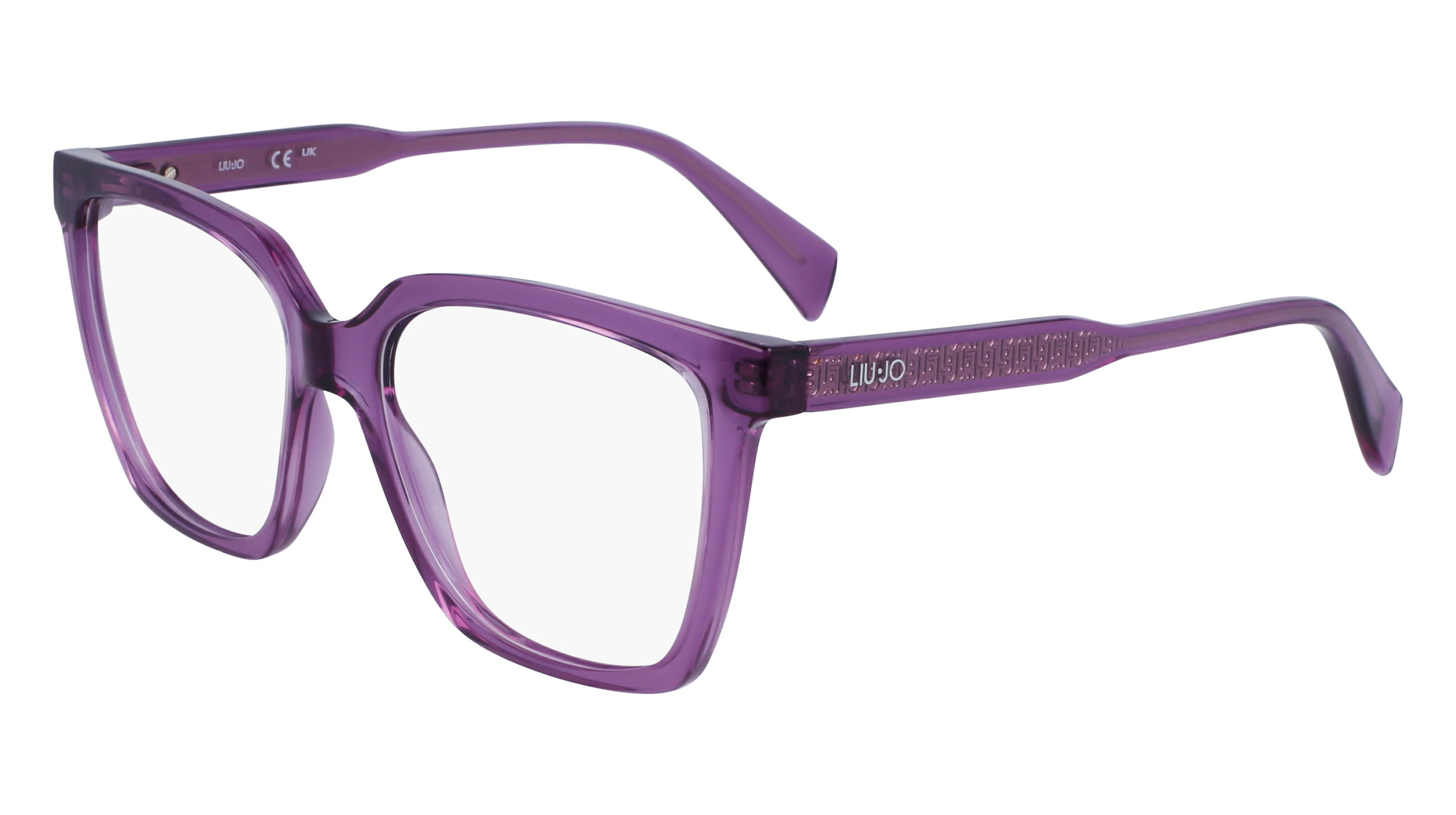 0886895641852 - Damen LJ2803 510 Rahmen von BRILLEN Injiziert Violett  Quadratisch Normal Normal