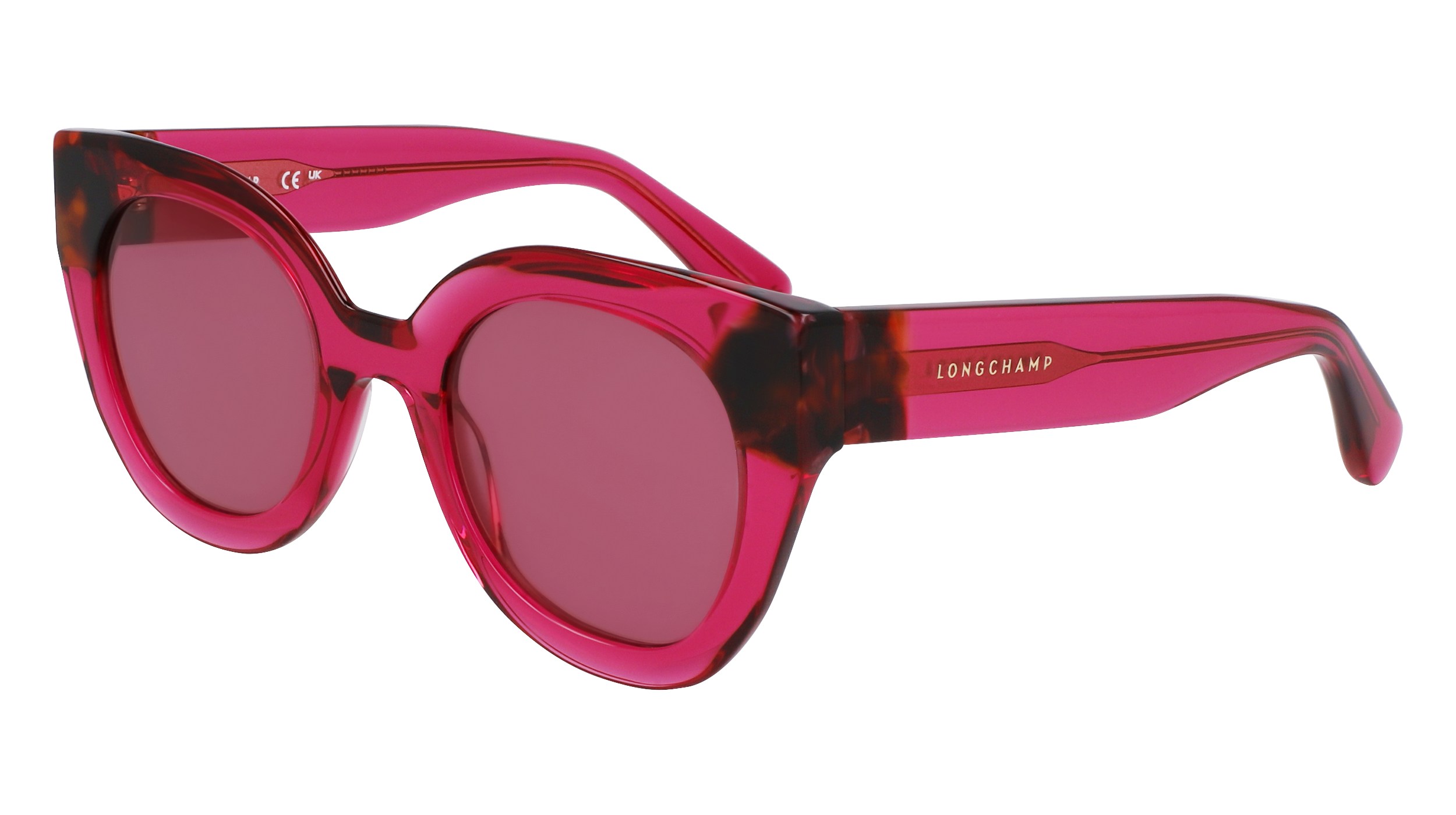 0886895644372 - LONGCHAMP DAMEN LO750S 654 Gläser SONNENBRILLEN Acetat Viola  Kreisel Normal Normal