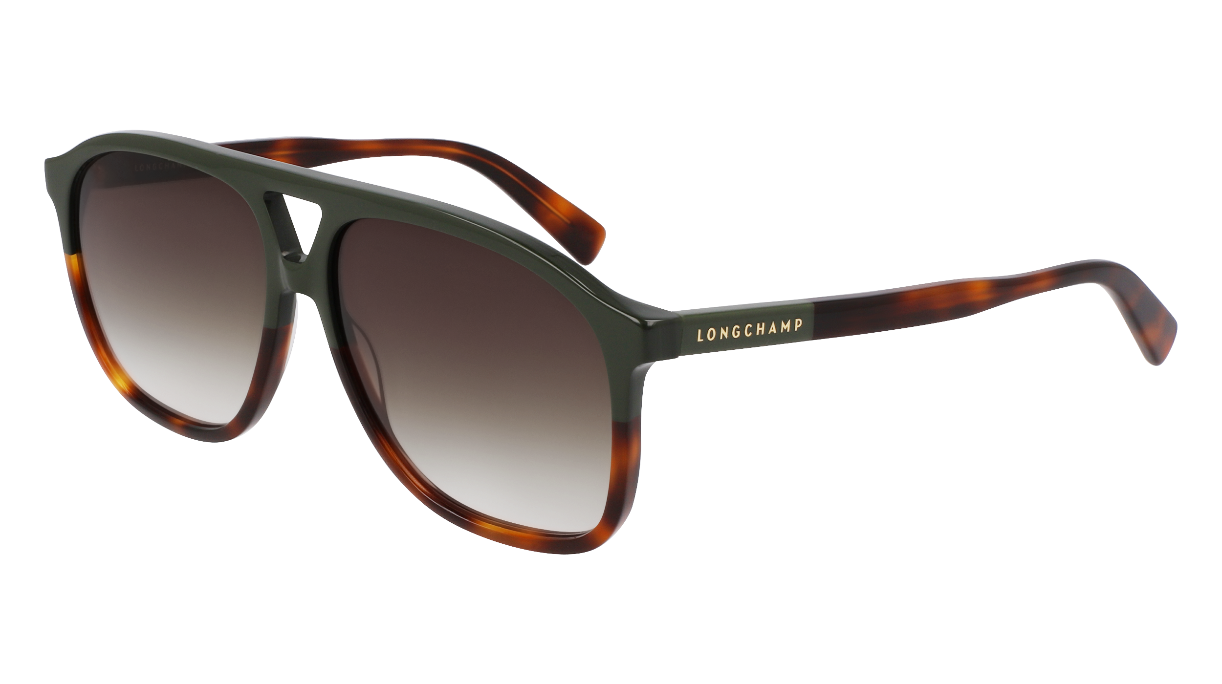 0886895644907 - LONGCHAMP DAMEN LO751S 320 Gläser SONNENBRILLEN Acetat Grün  Pilot Normal Normal