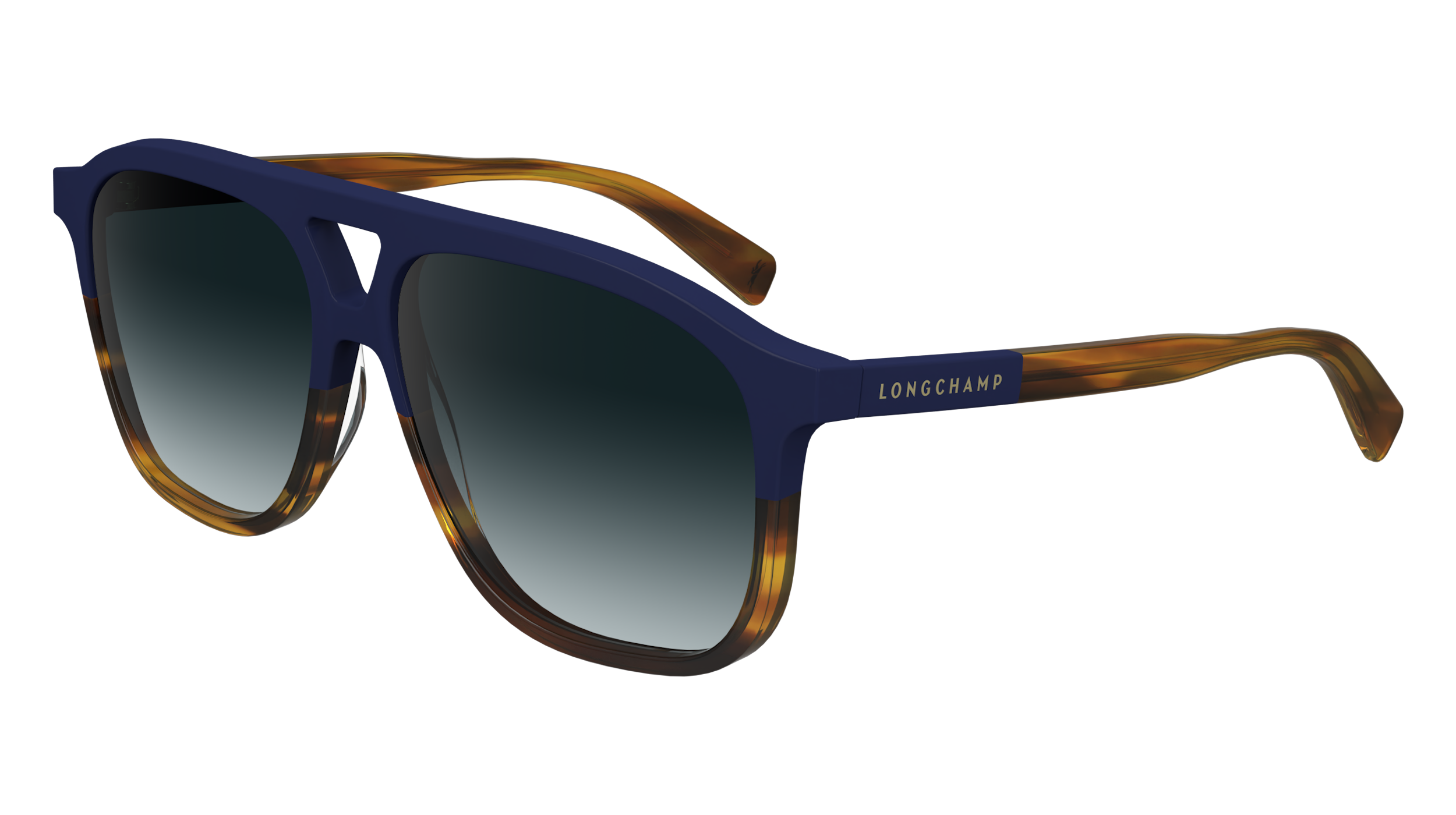 0886895644914 - LONGCHAMP DAMEN LO751S 430 Gläser SONNENBRILLEN Acetat Blau  Pilot Normal Normal