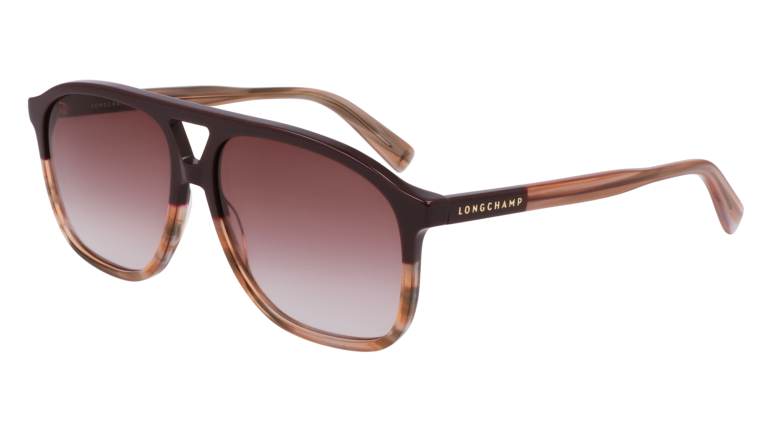 0886895644921 - LONGCHAMP Damen LO751S 505 Gläser SONNENBRILLEN Acetat Violett  Pilot Normal Schattiert