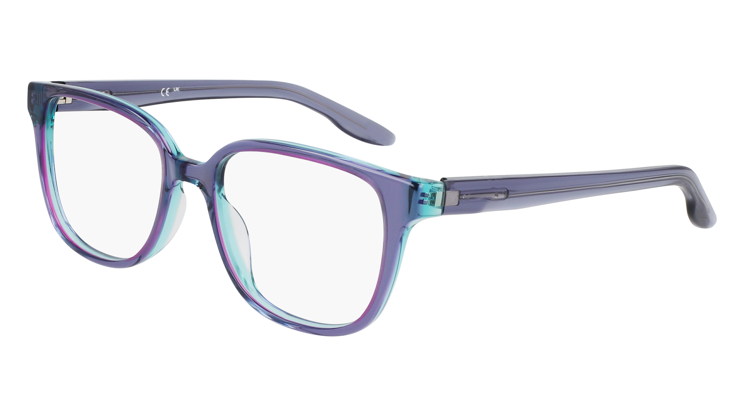 0886895652087 - Damen NIKE 7172 426 Rahmen von BRILLEN Acetat Blau  Quadratisch Normal Normal