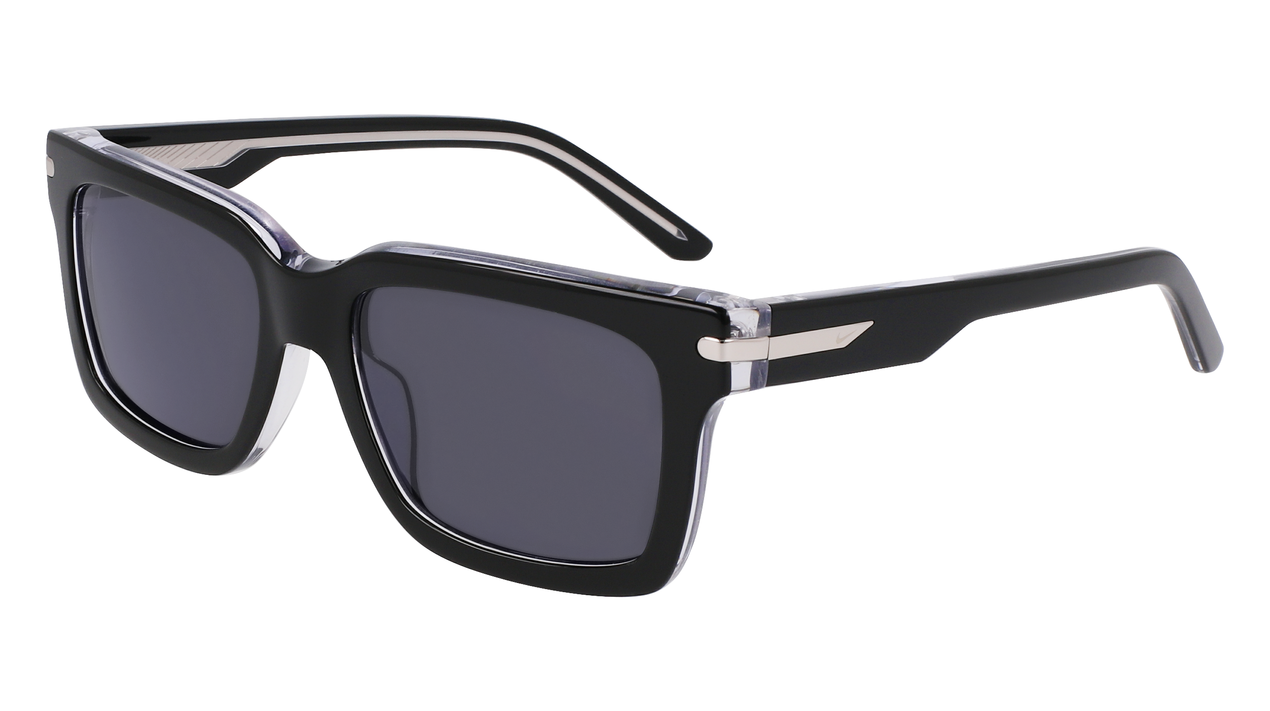 0886895652261 - Herren NIKE CRESCENT I EV24017 010 Gläser SONNENBRILLEN Acetat Schwarz  Quadratisch Normal Photochromatisch