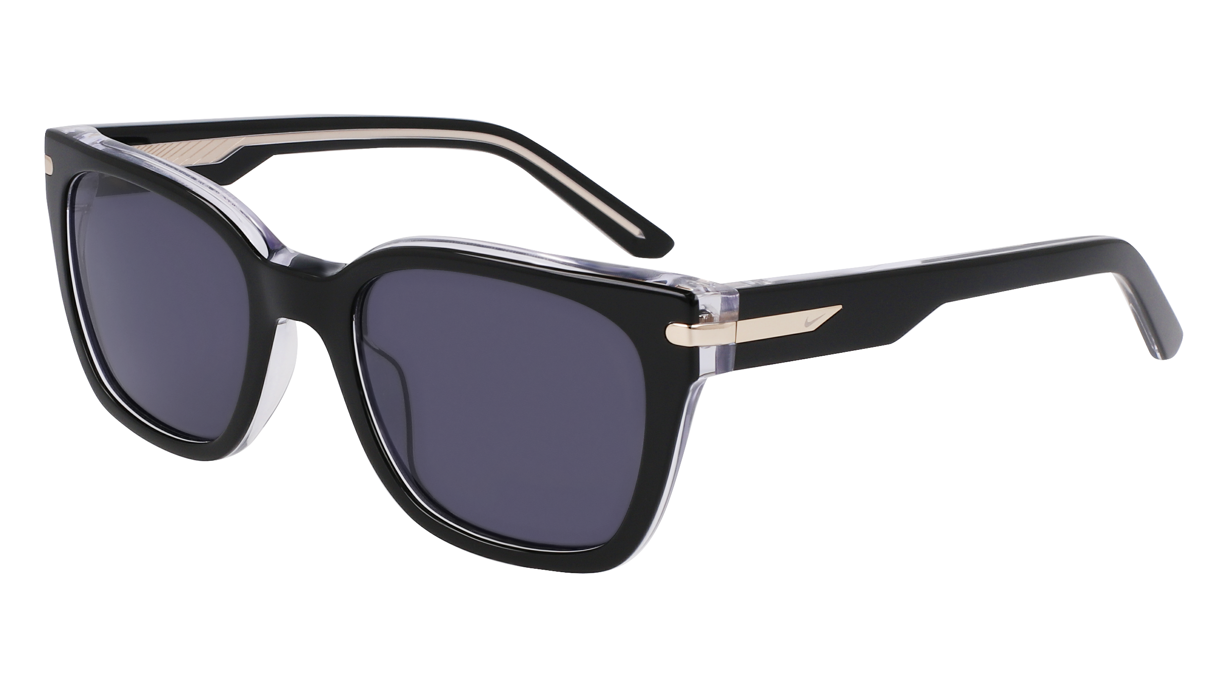 0886895652506 - Damen NIKE CRESCENT II EV24018 010 Gläser SONNENBRILLEN Acetat Schwarz  Quadratisch Normal Photochromatisch