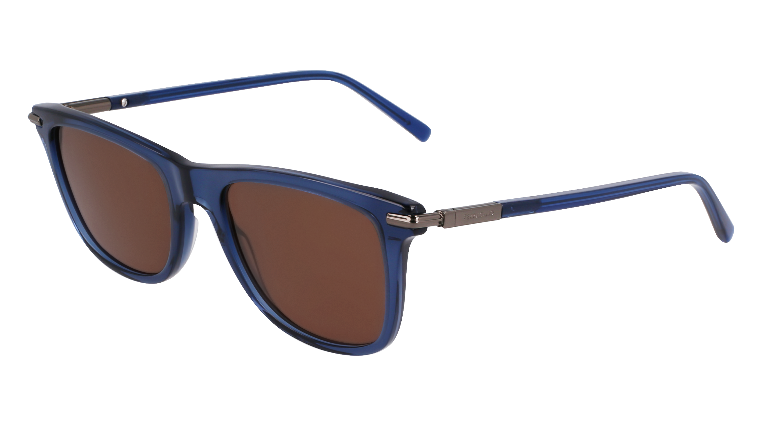 0886895653114 - Herren SF2028S 432 Gläser SONNENBRILLEN Acetat Blau  Quadratisch Normal