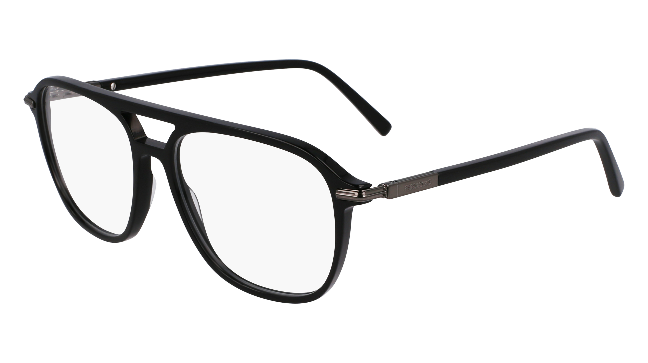 0886895653121 - Herren SF3006 001 Rahmen von BRILLEN Acetat Schwarz  Quadratisch Normal