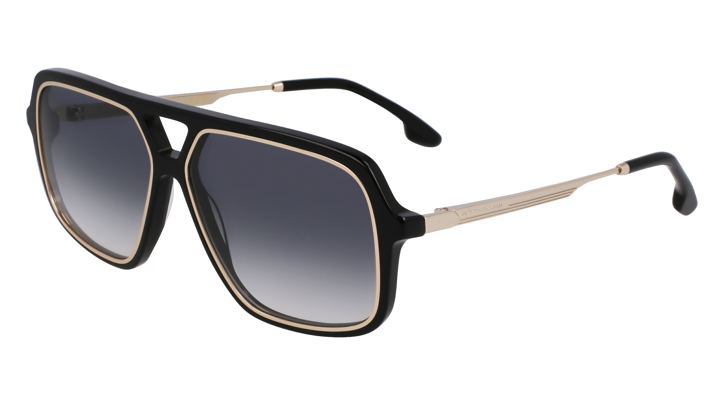 0886895654371 - Damen VB246S 001 Gläser SONNENBRILLEN Acetat Schwarz  Quadratisch Normal