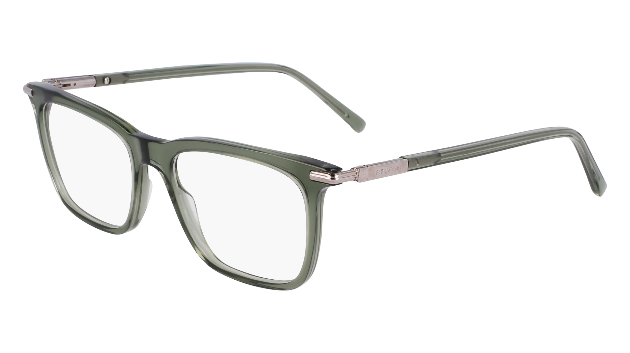 0886895654432 - Herren SF3007 317 Rahmen von BRILLEN Acetat Grün  Quadratisch Normal