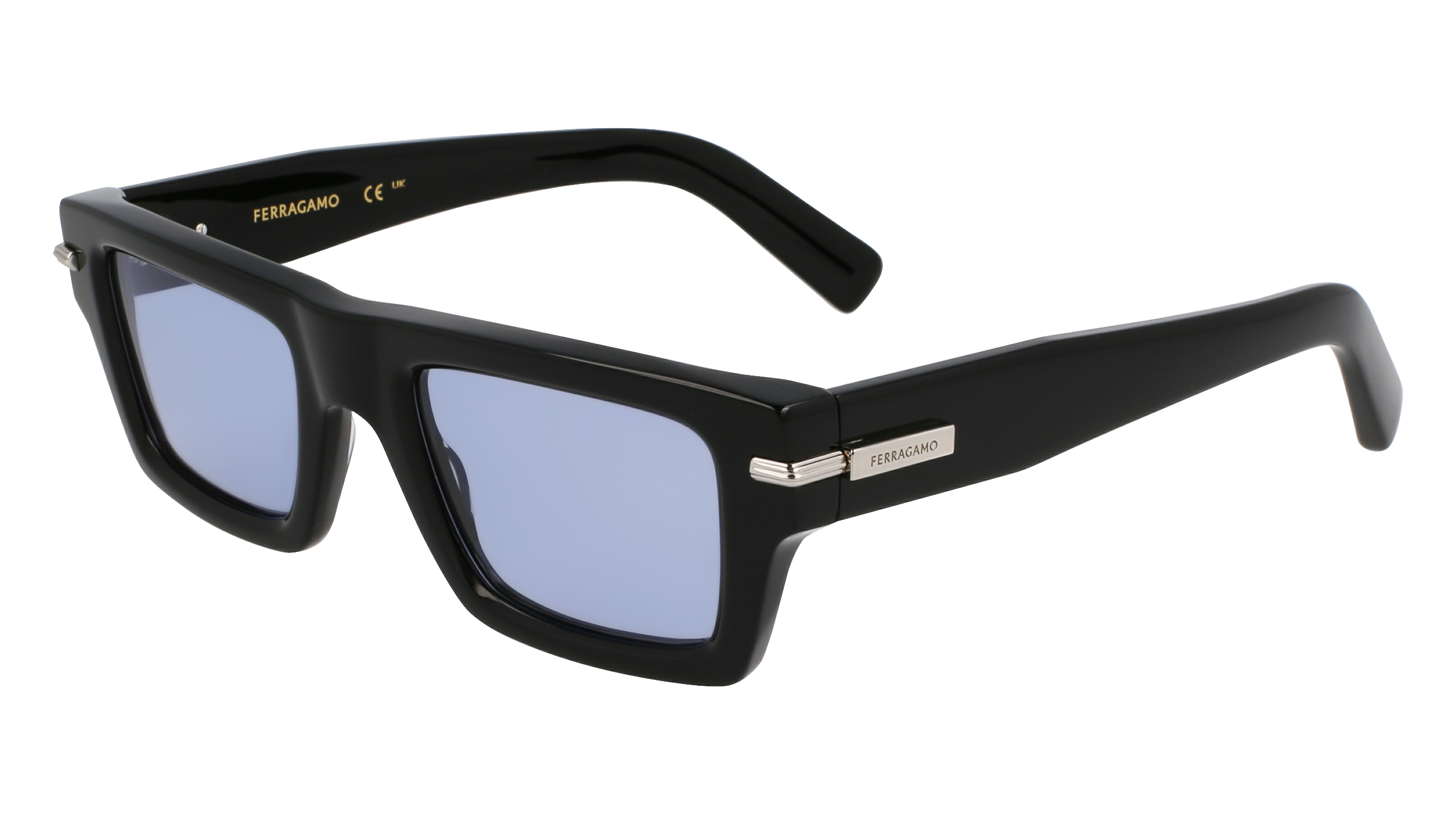 0886895657280 - Herren SF2034S 006 Gläser SONNENBRILLEN Acetat Schwarz  Quadratisch Normal