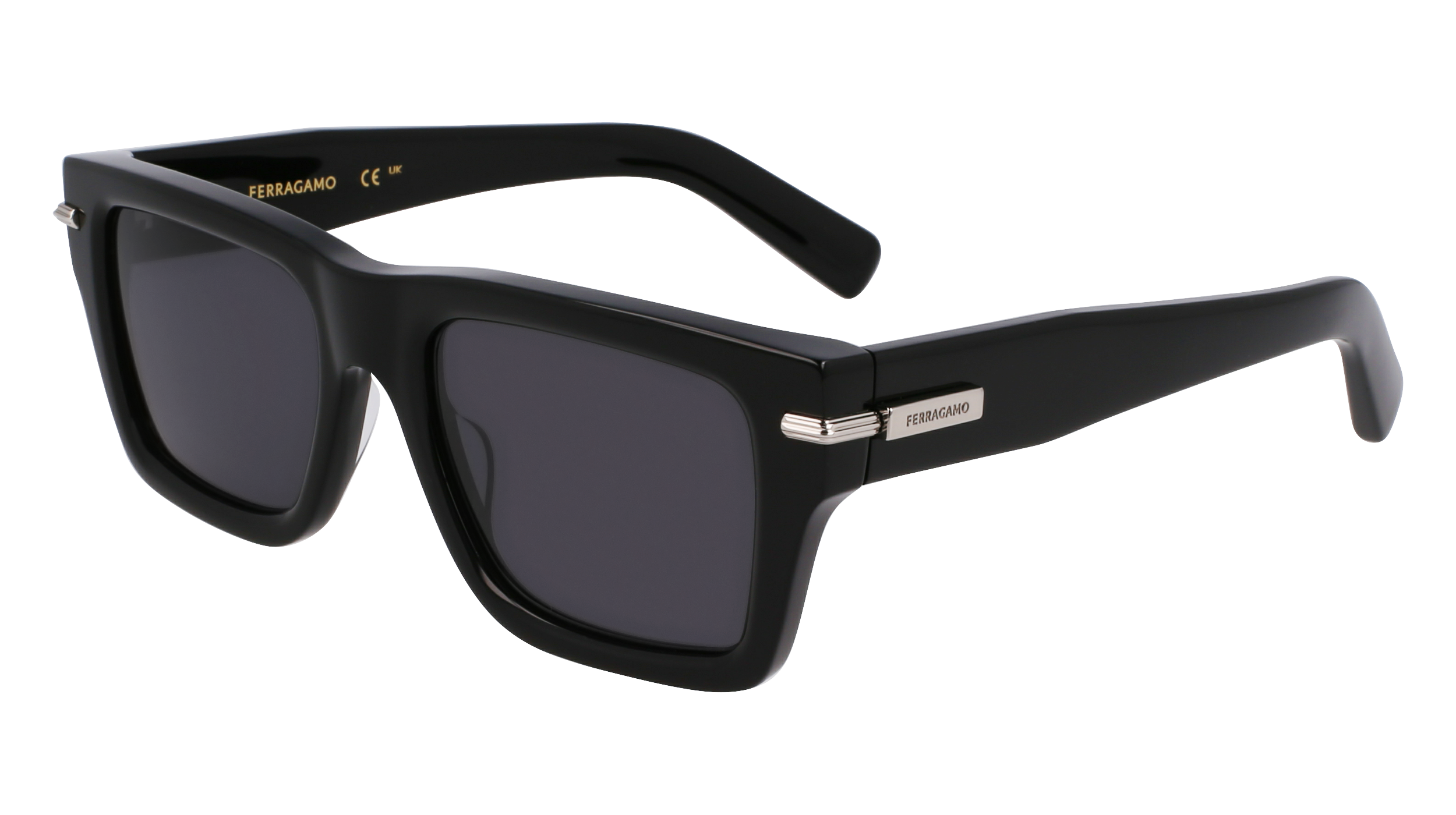 0886895657327 - Herren SF2033S 001 Gläser SONNENBRILLEN Acetat Schwarz  Quadratisch Normal