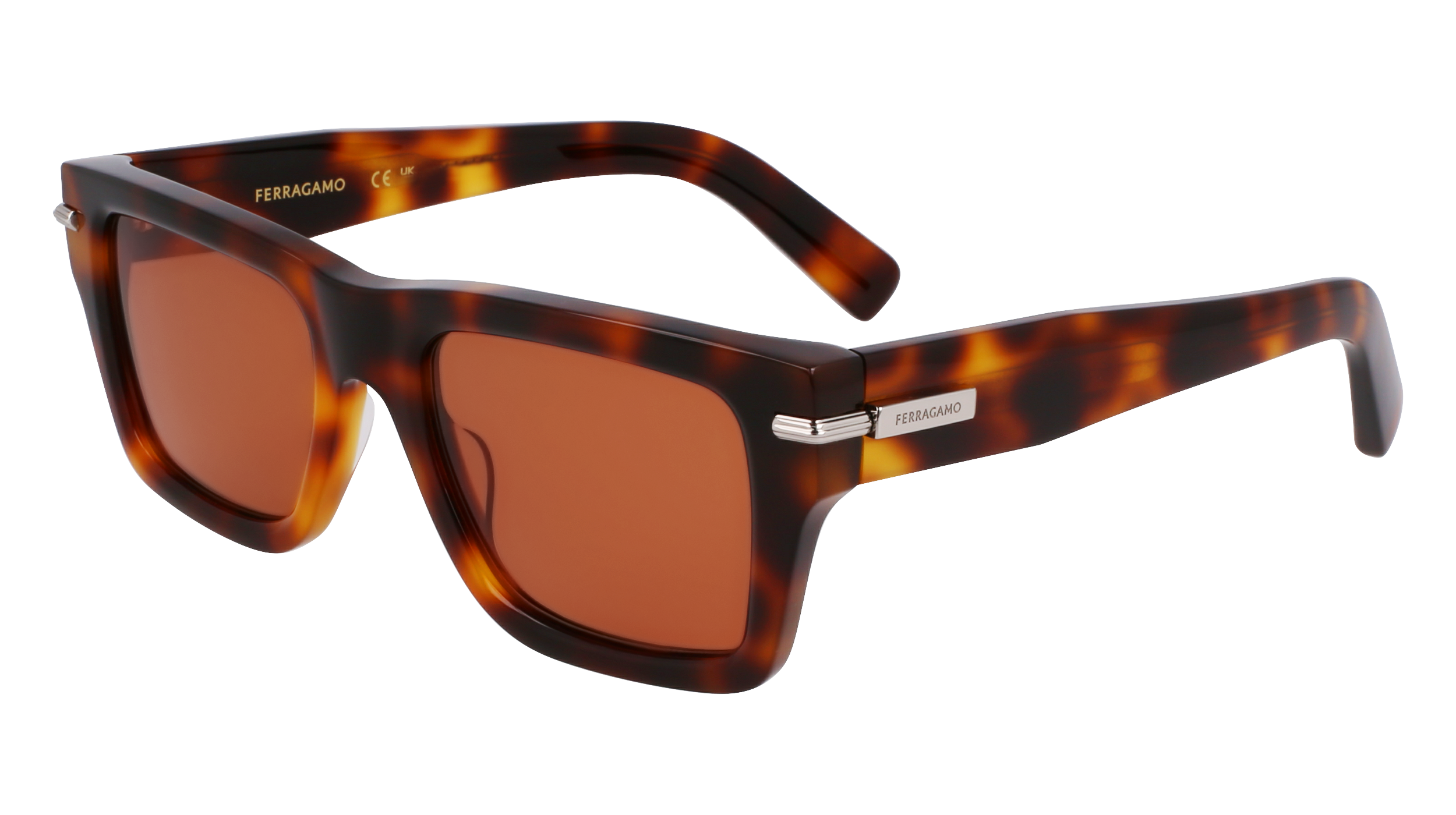 0886895657358 - Herren SF2033S 240 Gläser SONNENBRILLEN Acetat Havanna  Quadratisch Normal