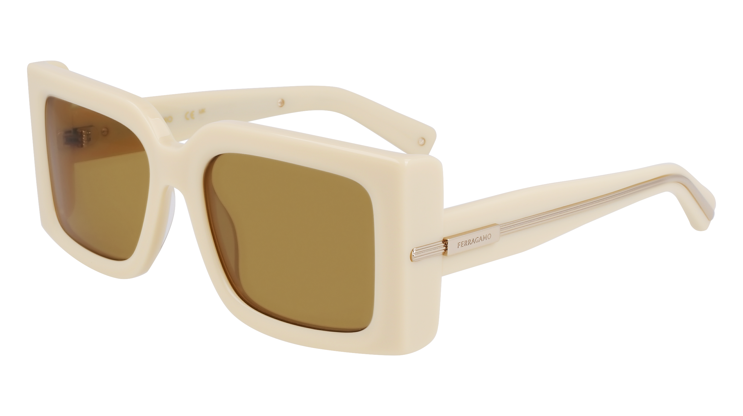 0886895657396 - Damen SF2032S 255 Gläser SONNENBRILLEN Acetat Beige  Quadratisch Normal