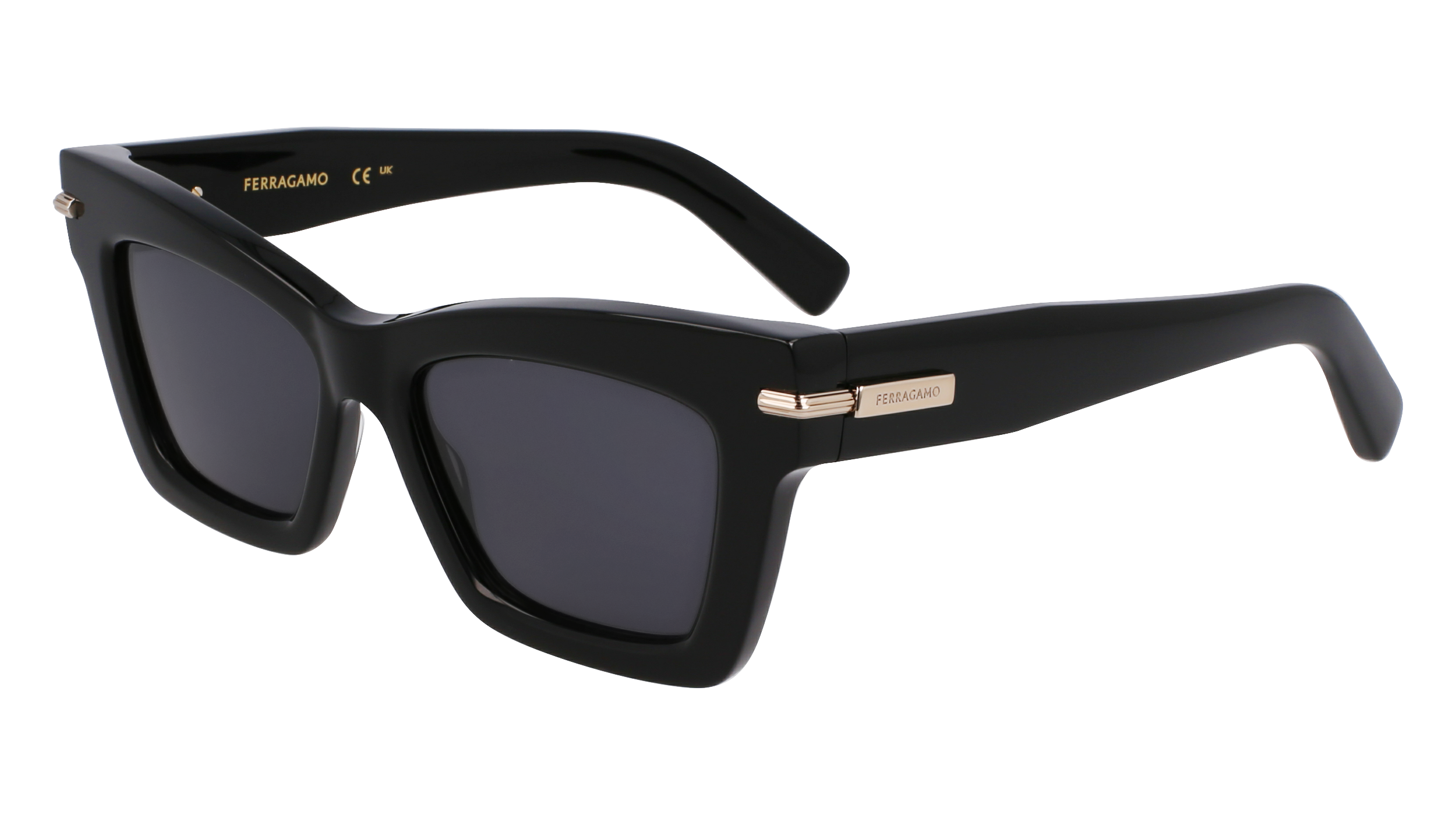 0886895657426 - Damen SF2031S 001 Gläser SONNENBRILLEN Acetat Schwarz  Quadratisch Normal