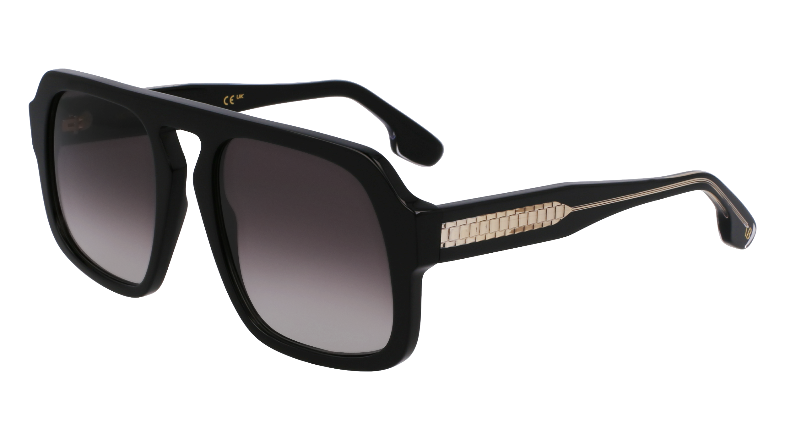 0886895658249 - Damen VB674S 001 Gläser SONNENBRILLEN Acetat Schwarz  Quadratisch Normal