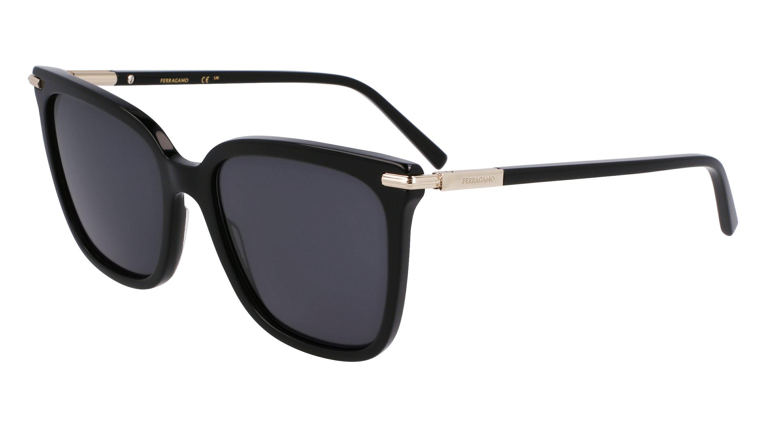 0886895658317 - DAMEN SF2037S 001 Gläser SONNENBRILLEN Acetat Schwarz  Schmetterling Normal