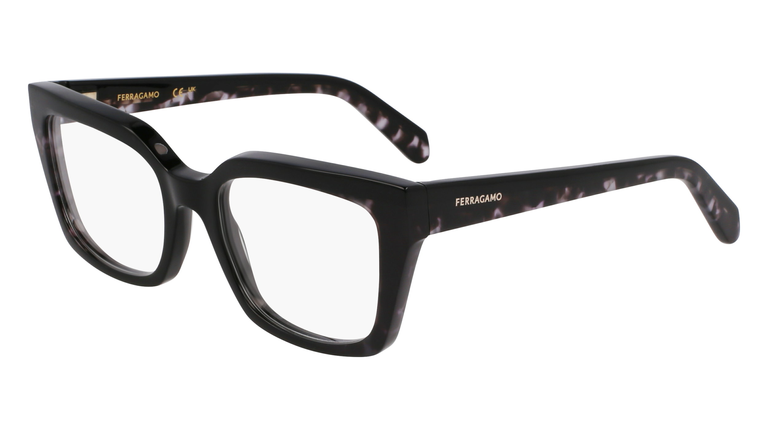 0886895659413 - Damen SF3010 004 Rahmen von BRILLEN Acetat Schwarz  Quadratisch Normal