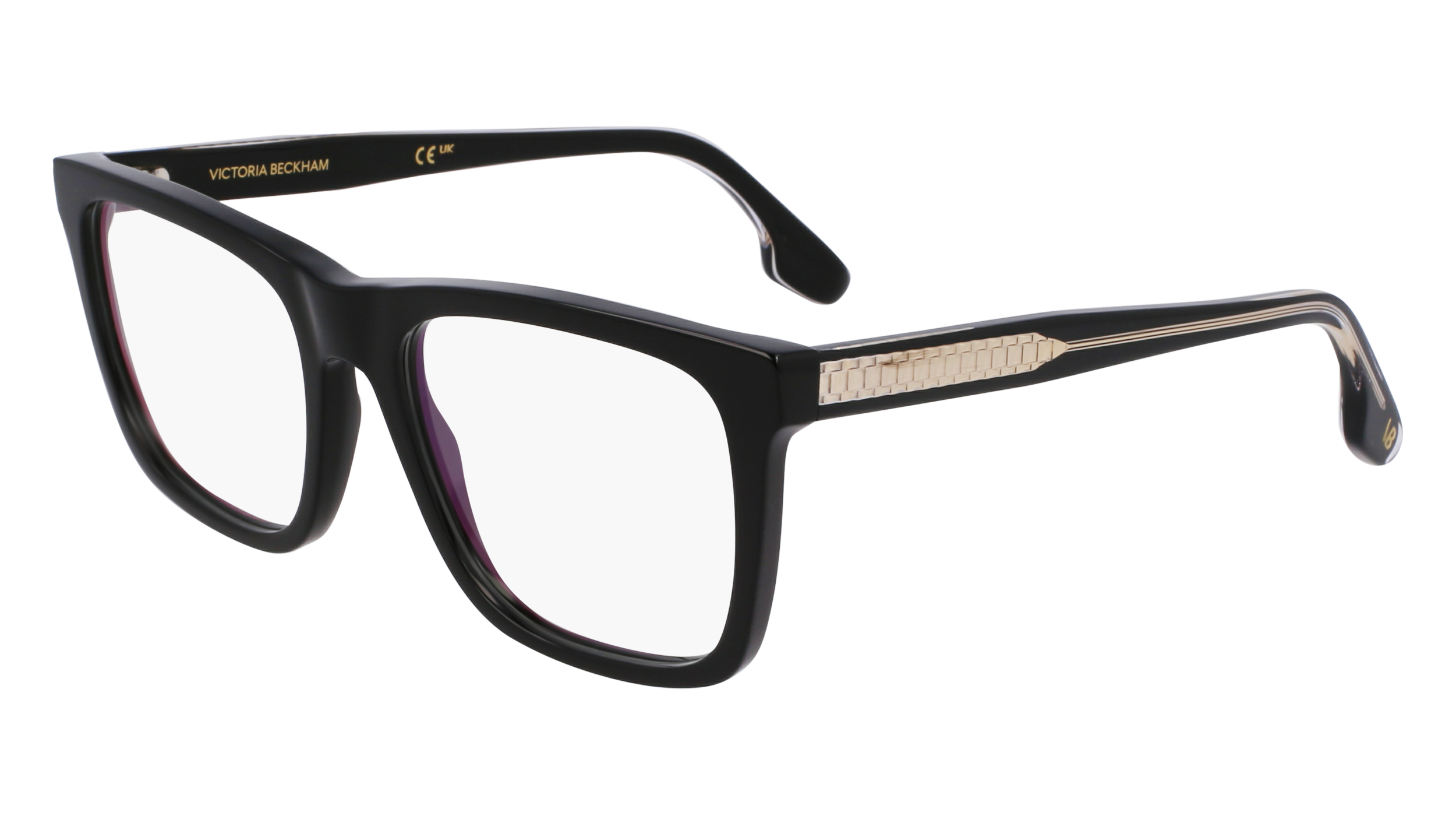 0886895660068 - Damen VB2670 001 Rahmen von BRILLEN Acetat Schwarz  Quadratisch Normal