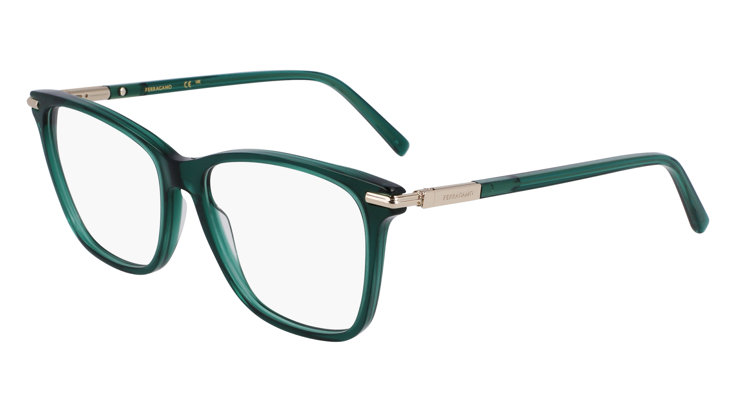 0886895660723 - Damen SF3013 317 Rahmen von BRILLEN Acetat Grün  Quadratisch Normal