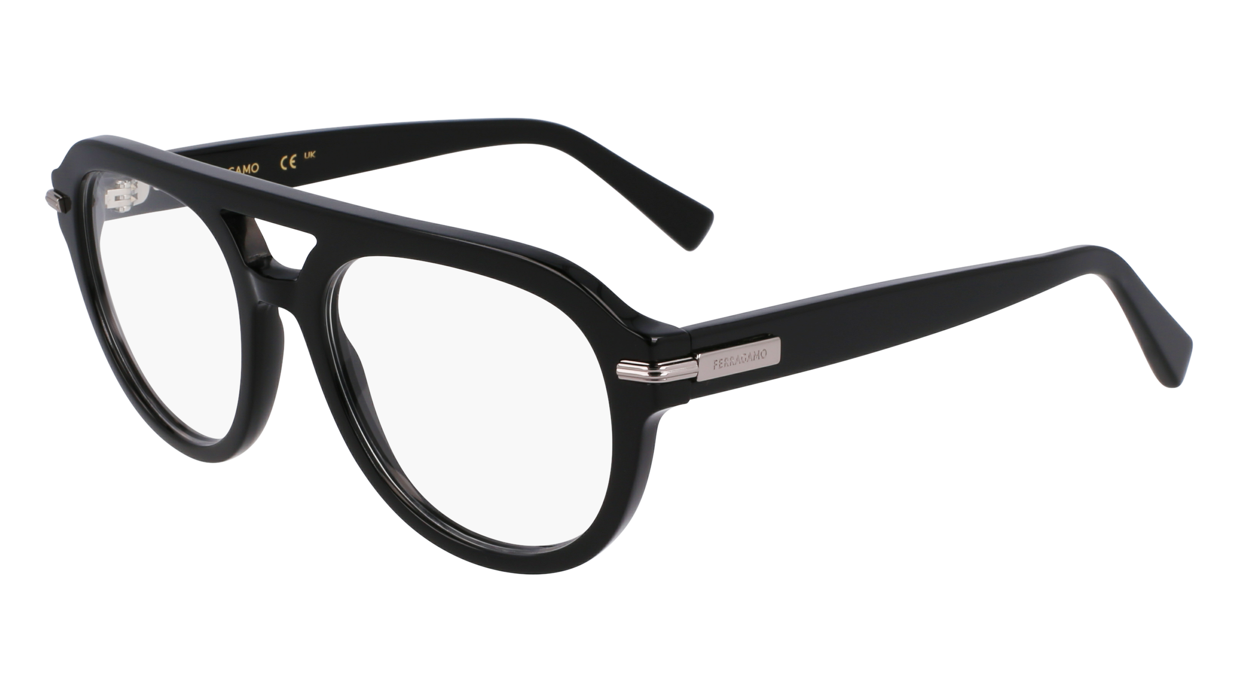 0886895660808 - Unisex SF3016 001 Rahmen von BRILLEN Acetat Schwarz  Pilot Normal