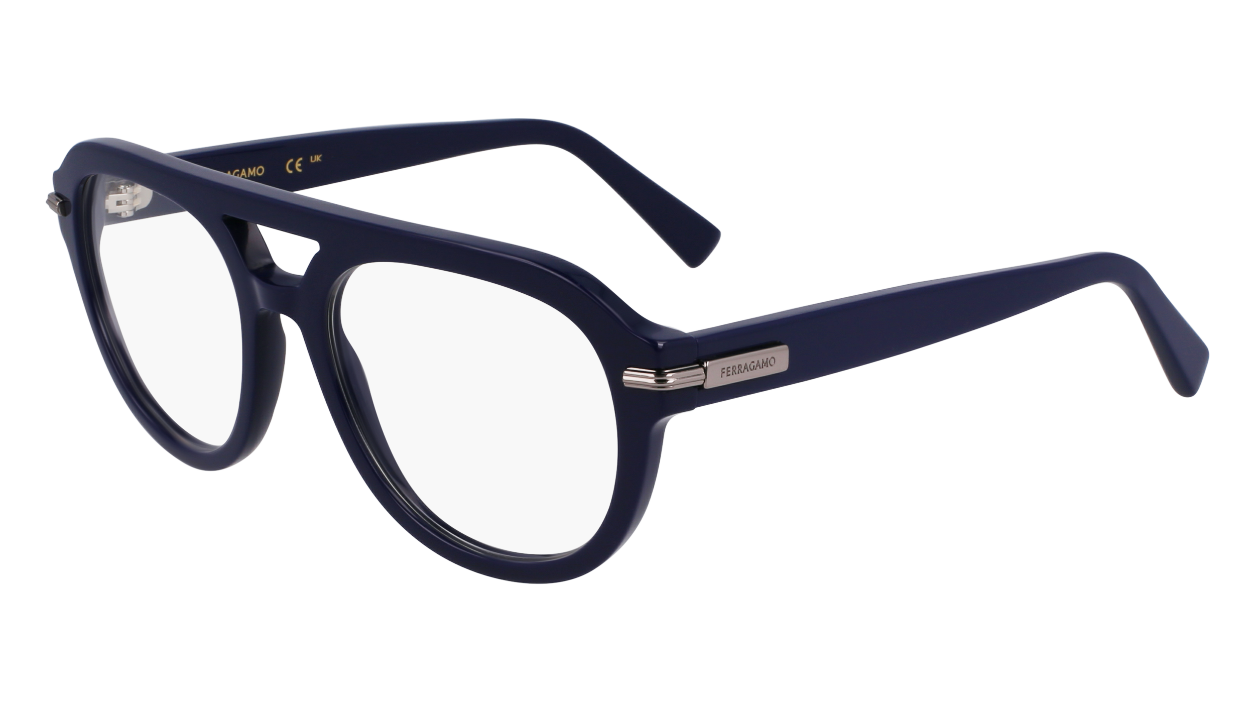 0886895660822 - Unisex SF3016 414 Rahmen von BRILLEN Acetat Blau  Pilot Normal