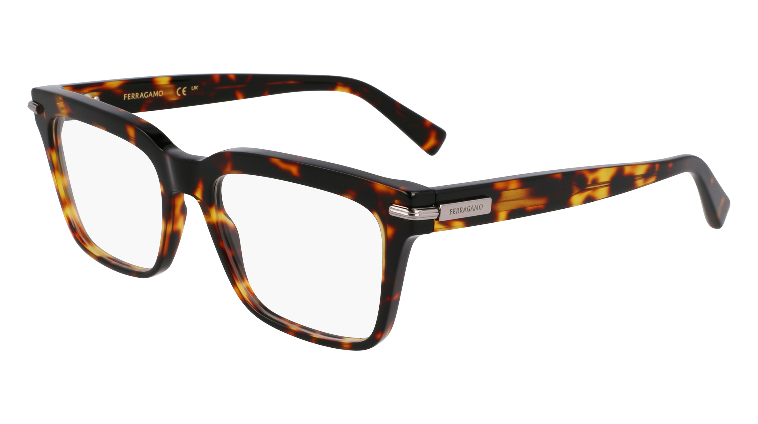 0886895660907 - Herren SF3014 242 Rahmen von BRILLEN Acetat Havanna  Quadratisch Normal