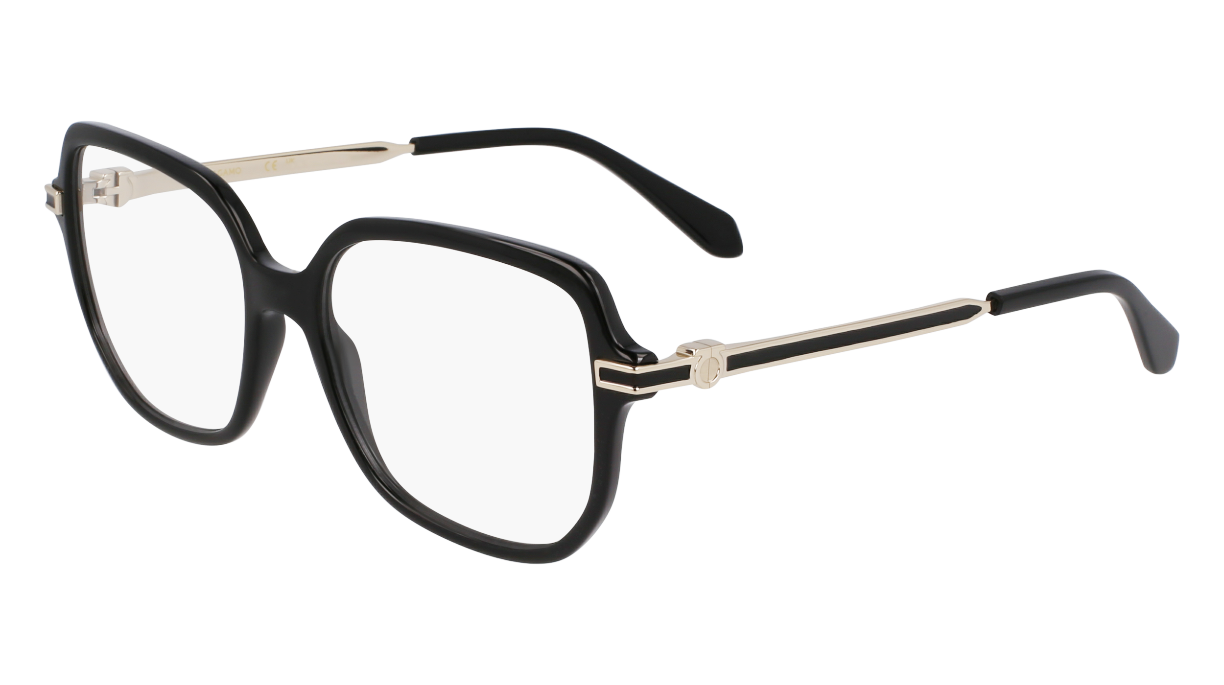 0886895661003 - Damen SF3012 001 Rahmen von BRILLEN Acetat Schwarz  Quadratisch Normal