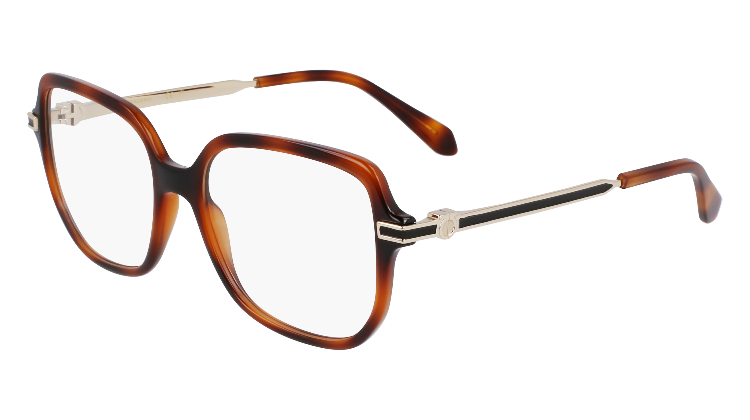 0886895661027 - Damen SF3012 240 Rahmen von BRILLEN Acetat Havanna  Quadratisch Normal