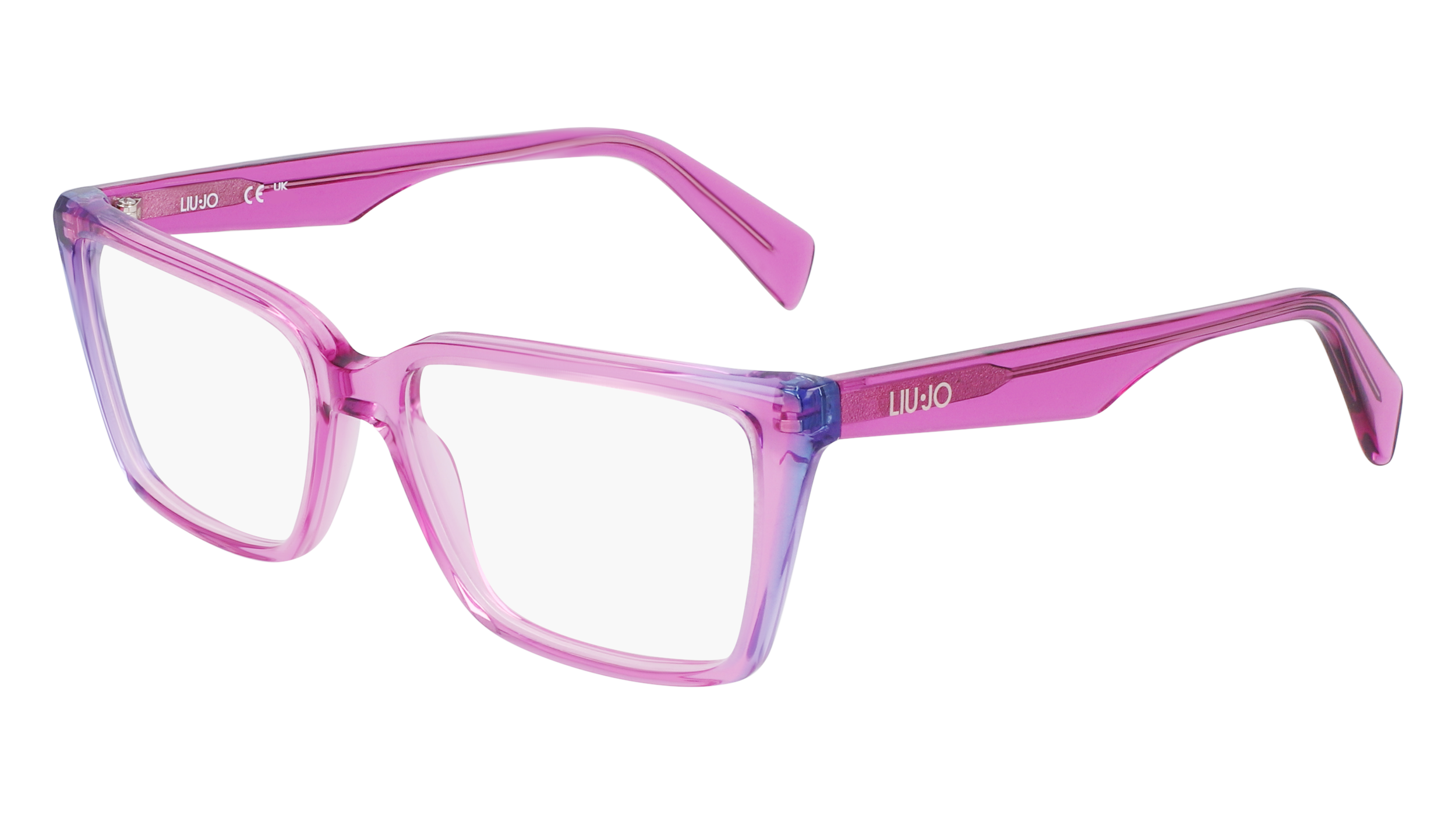 0886895662086 - Damen LJ2806 519 Rahmen von BRILLEN Acetat Violett  Quadratisch Normal Normal