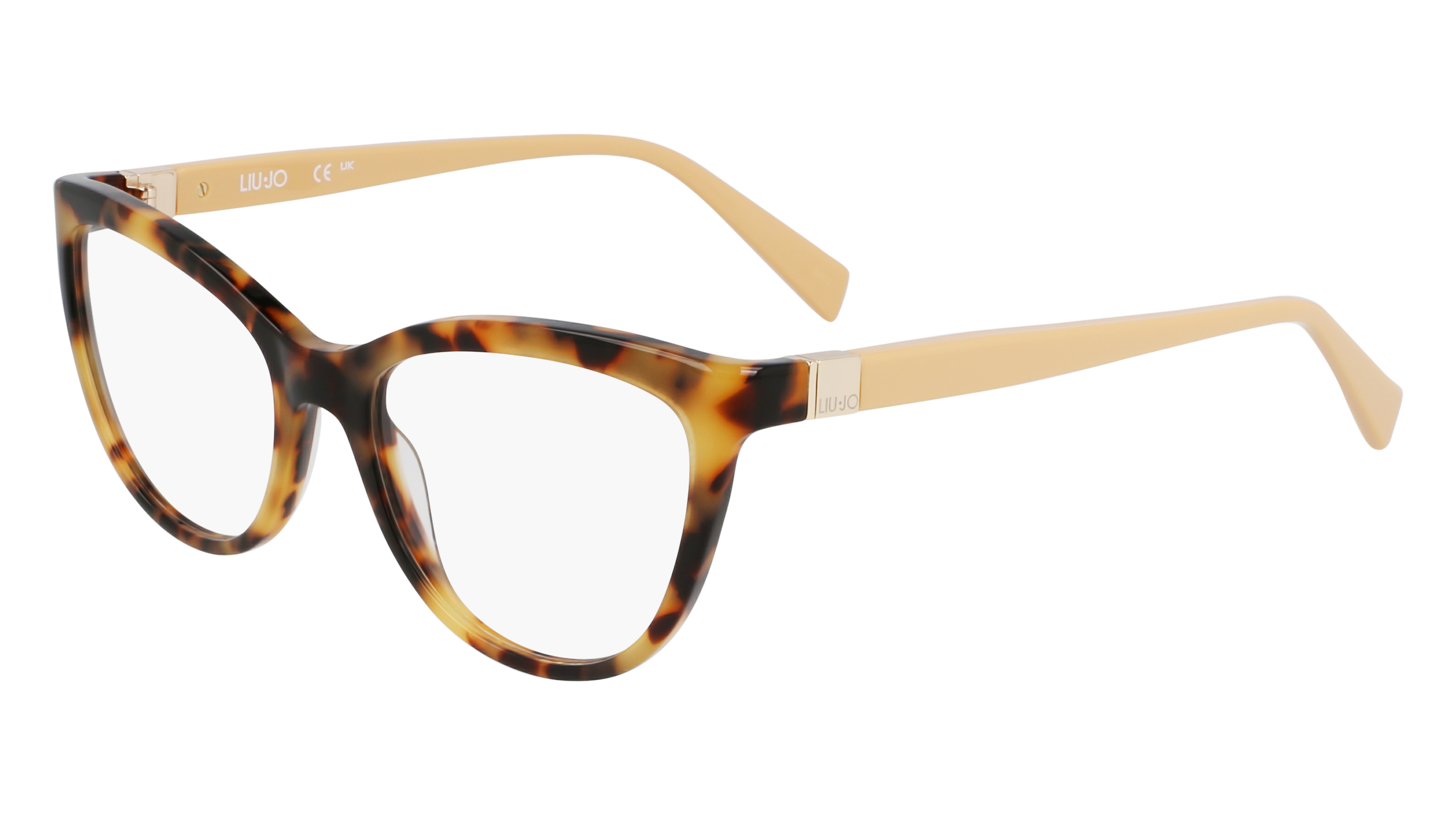 0886895664486 - Damen LJ2812 232 Rahmen von BRILLEN Acetat Havanna  Cat Eye Normal