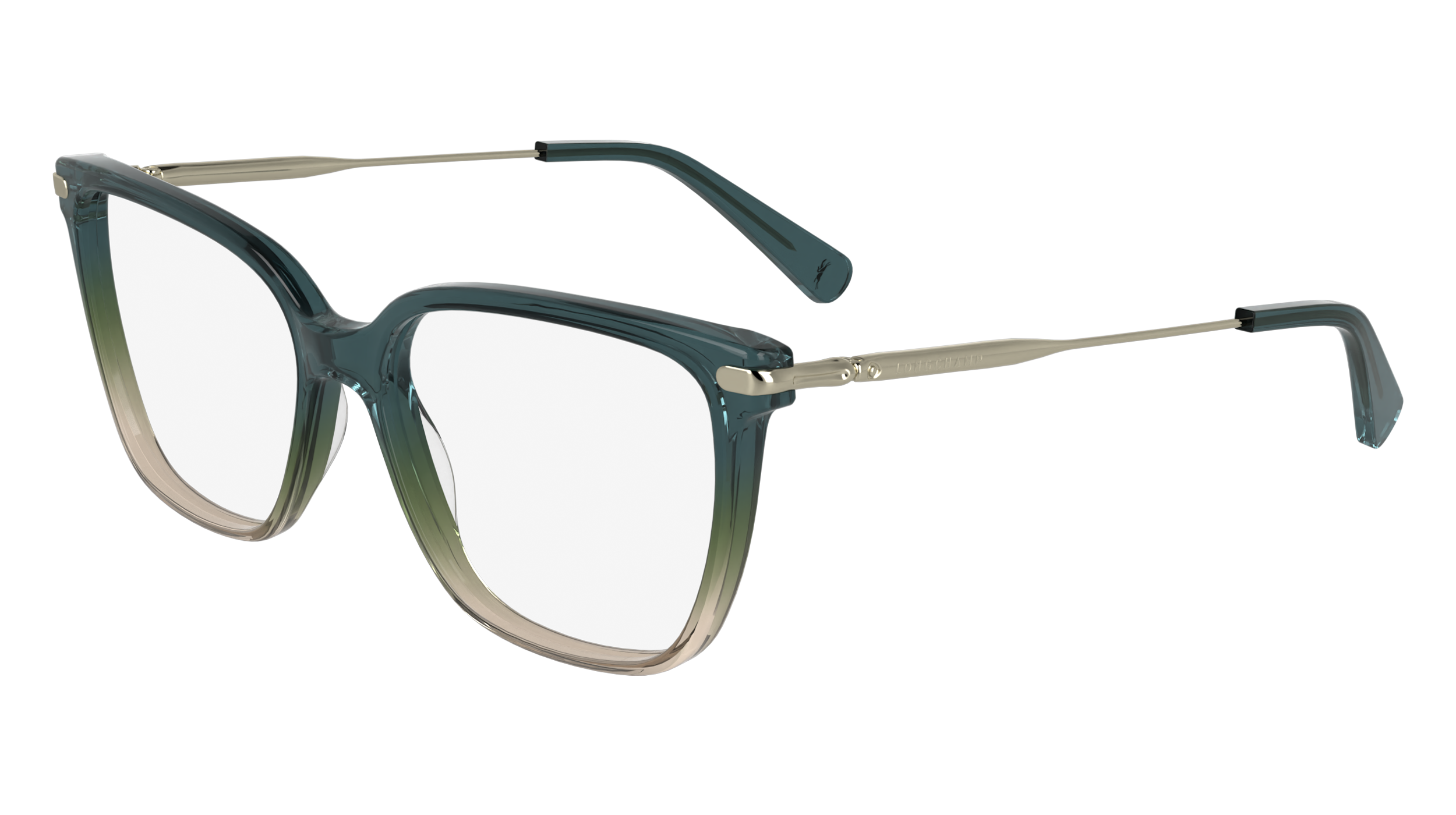 0886895665360 - LONGCHAMP Damen LO2751 434 Rahmen von BRILLEN Acetat Blau  Quadratisch Normal