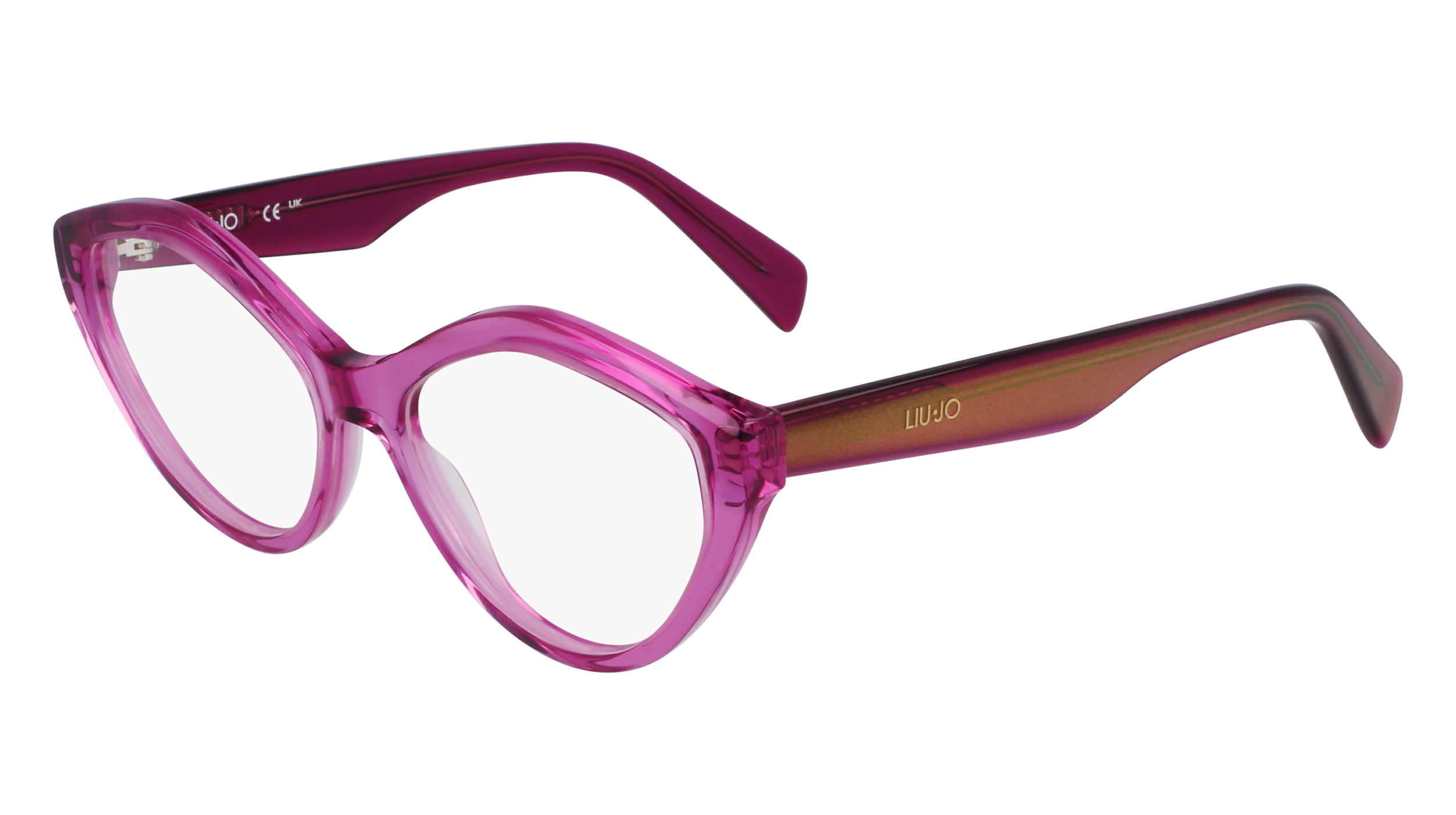 0886895665681 - Damen LJ2814 510 Rahmen von BRILLEN Acetat Violett  Cat Eye Normal