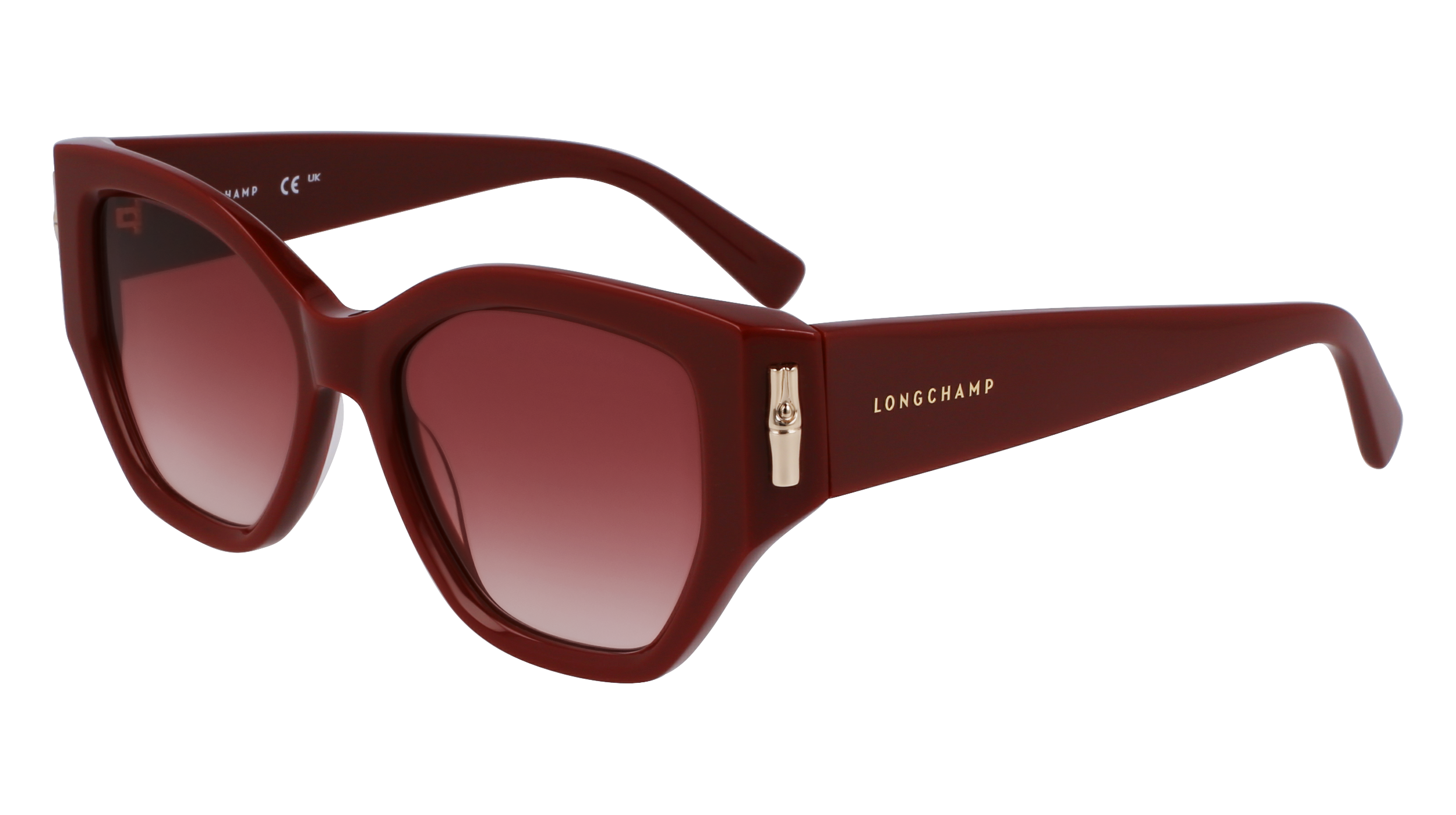 0886895666756 - LONGCHAMP Damen LONGCHAMP LO764S 200 Sonnenbrillen Acetat Braun  Schmetterling Normal