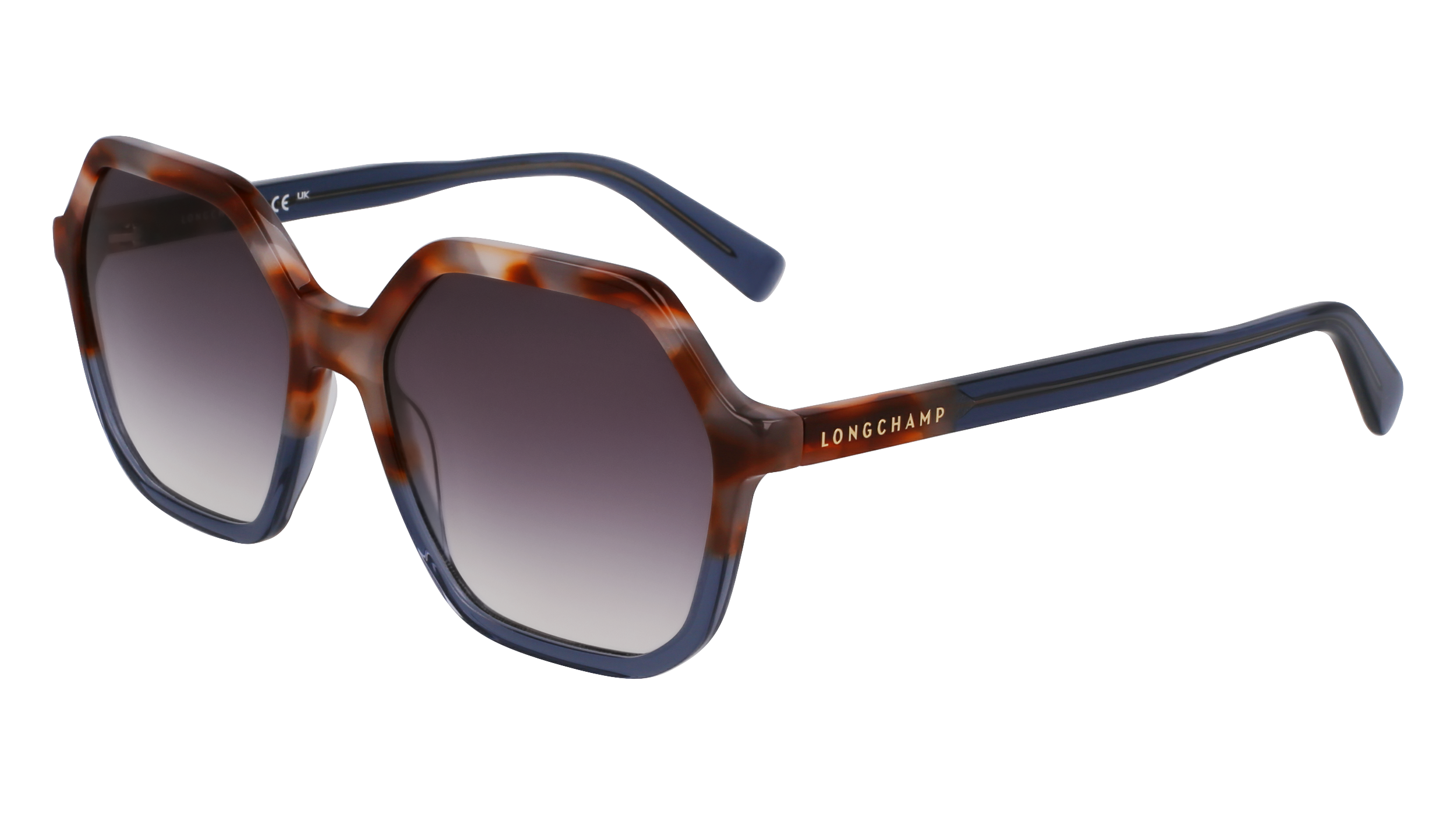 0886895667661 - LONGCHAMP Damen LO760S 261 Gläser SONNENBRILLEN Acetat Havanna  Quadratisch Normal