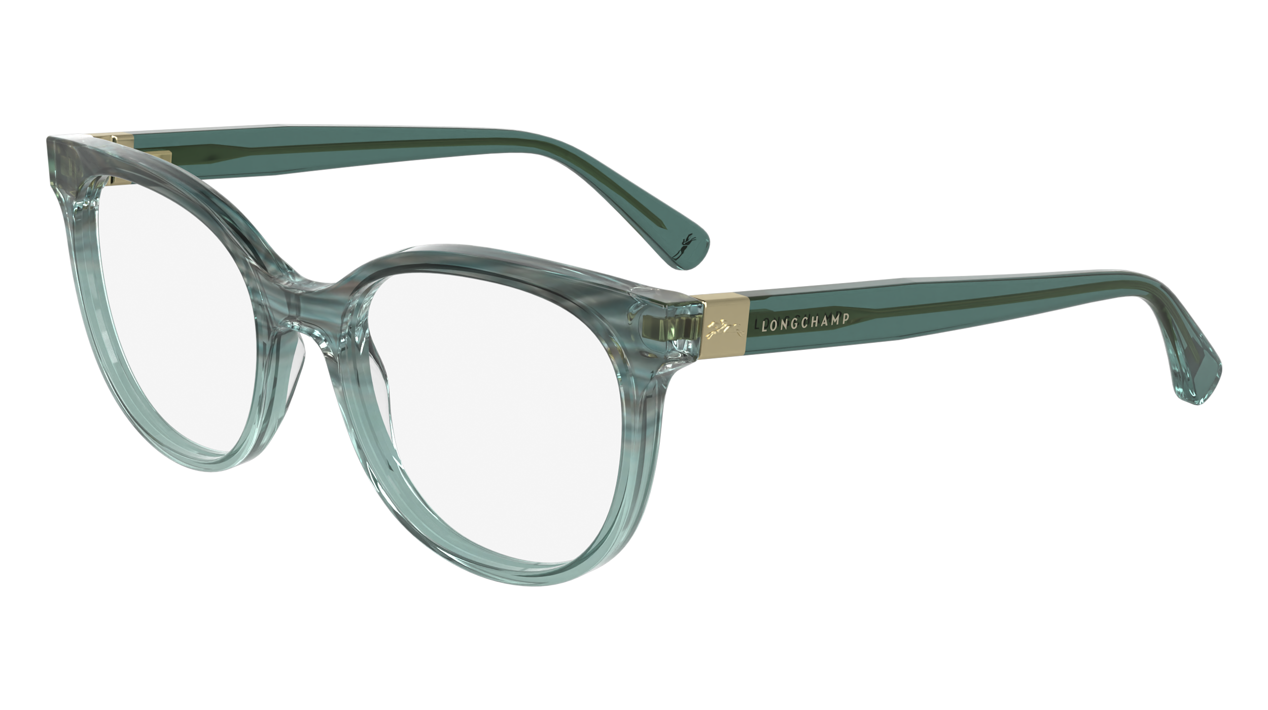 0886895667746 - LONGCHAMP Damen LONGCHAMP LO2756 427 Optische Fassungen Acetat Petrolium  Quadratisch Normal