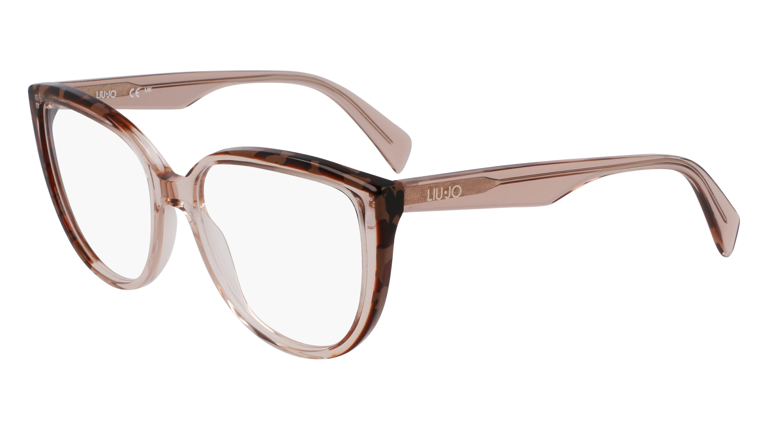 0886895672726 - Damen LJ2807 214 Rahmen von BRILLEN Acetat Braun  Cat Eye Normal