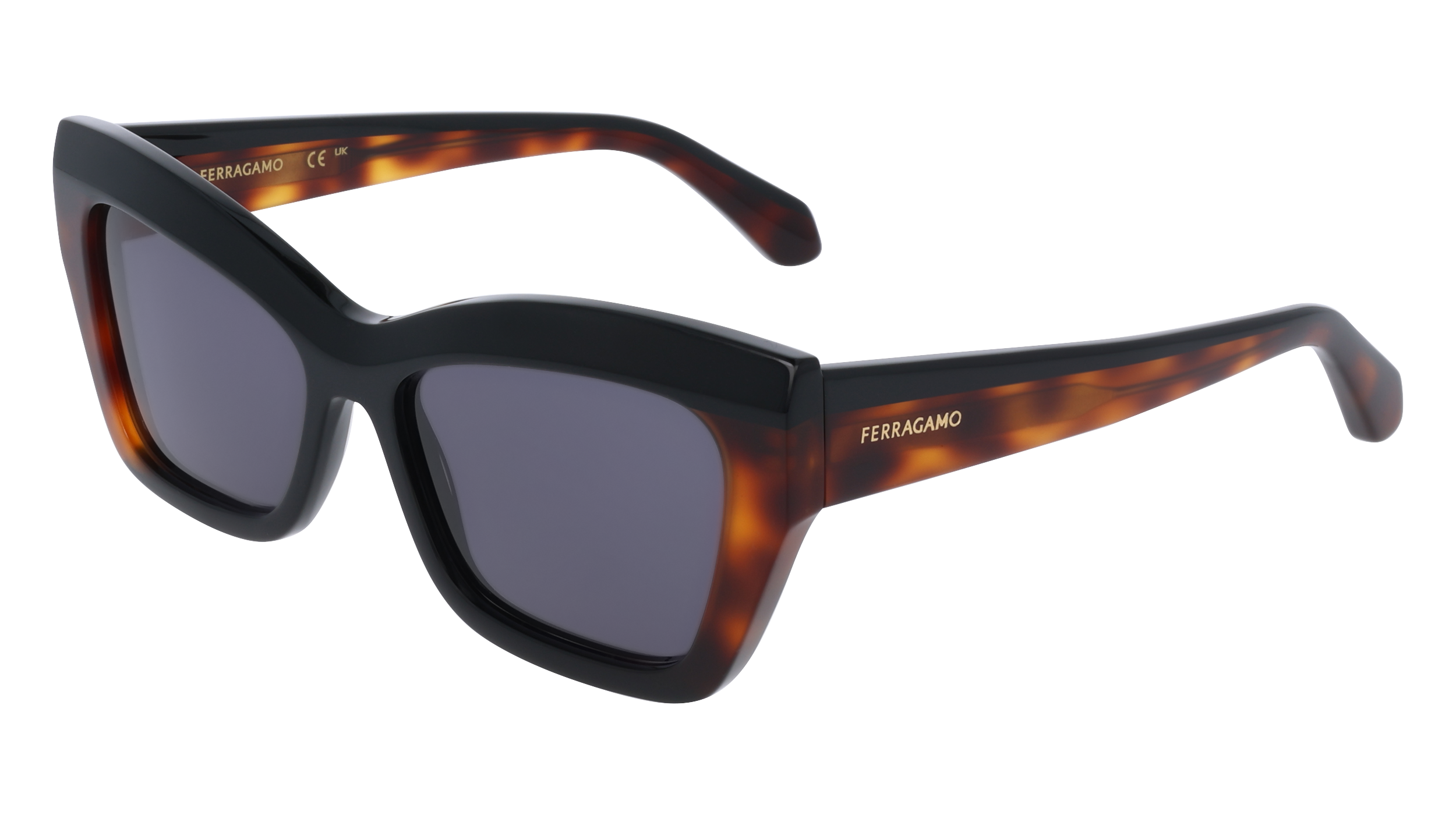 0886895676236 - Donna SF2065S 006 Gläser SONNENBRILLEN Acetato Nero  Farfalla Normale