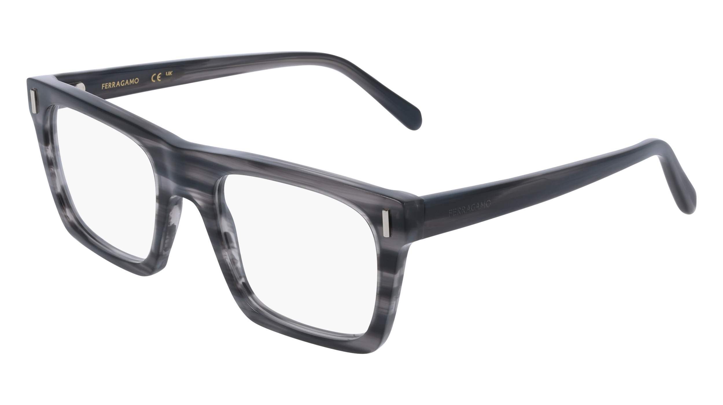 0886895677769 - Uomo SF3029 014 Rahmen von BRILLEN Acetato Grigio  Squadrata Normale