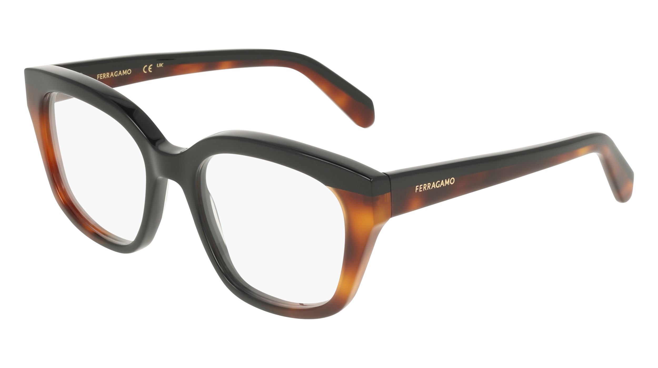 0886895678513 - Damen SF3023 006 Rahmen von BRILLEN Acetat Schwarz  Quadratisch Normal